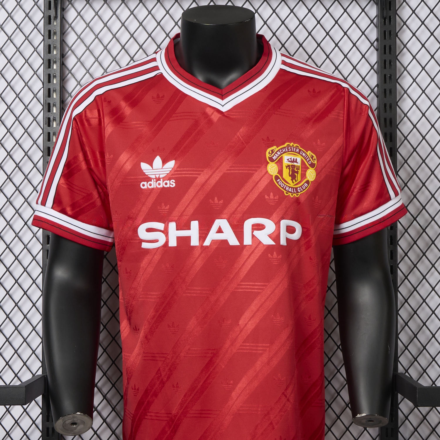 Retro Manchester United 1986-88 Home Remake Jersey - Player Version - UnitedFutballJersey
