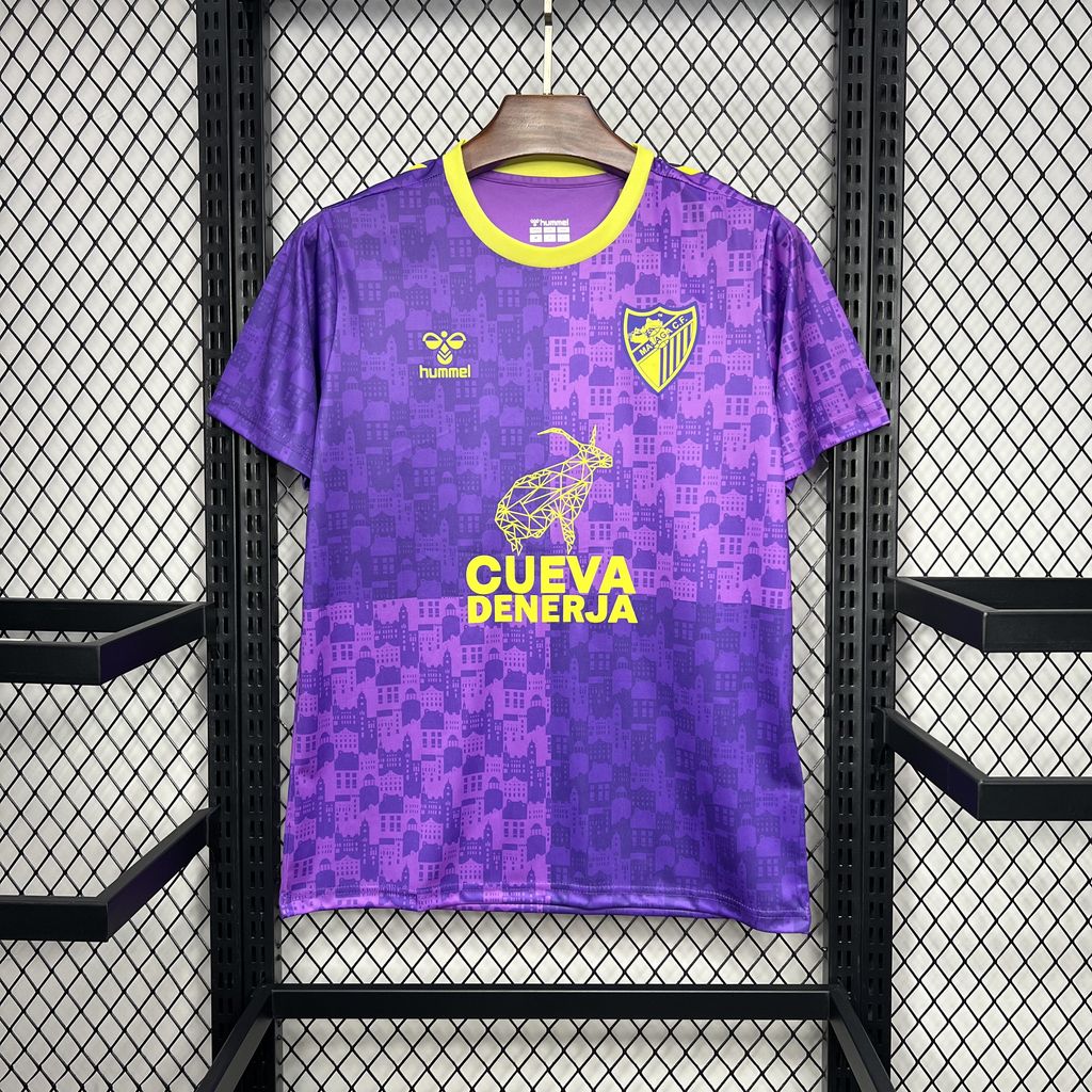 Malaga 24-25 Purple Pre-Match Jersey - Fans Version - UnitedFutballJersey