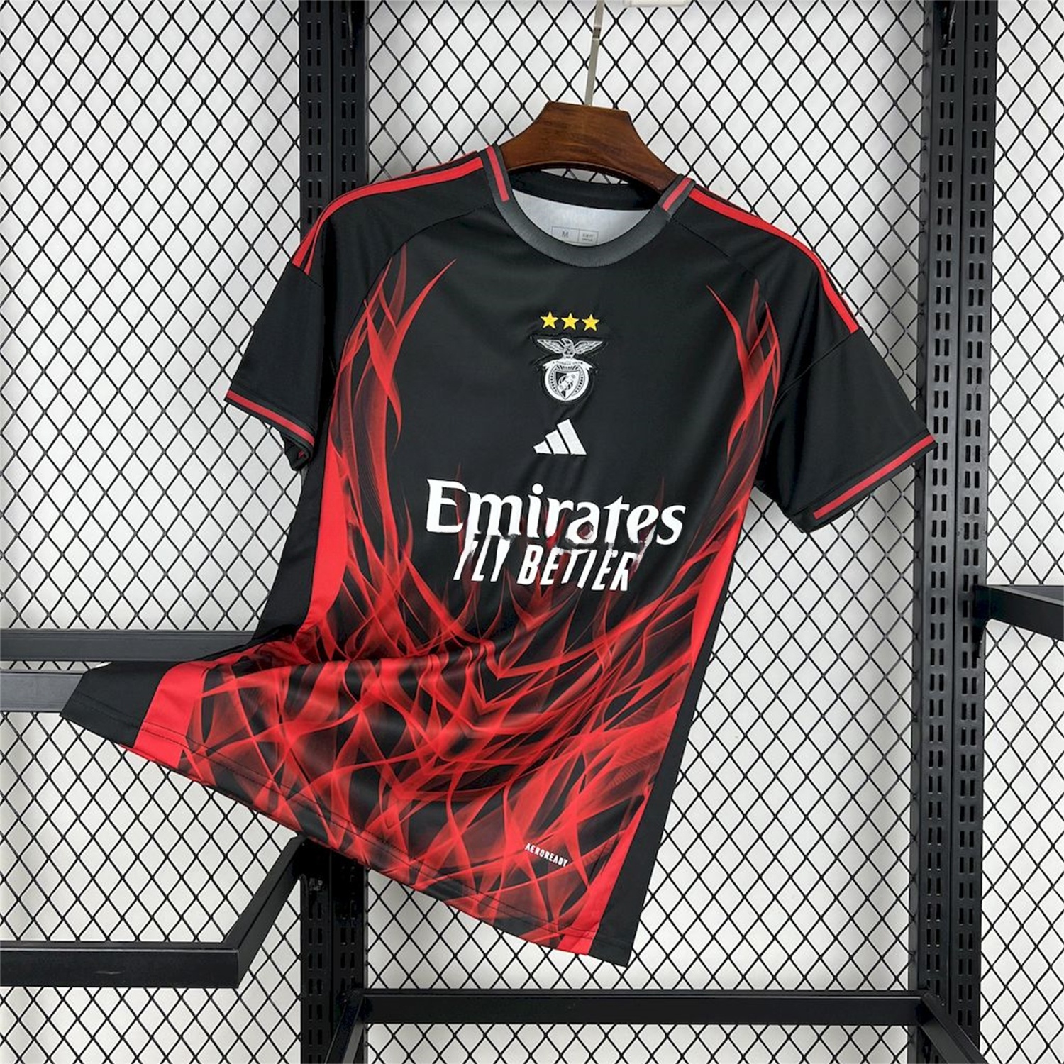 Benfica 24-25 Black and Red Fire Special Edition Jersey - Fans Version - UnitedFutballJersey