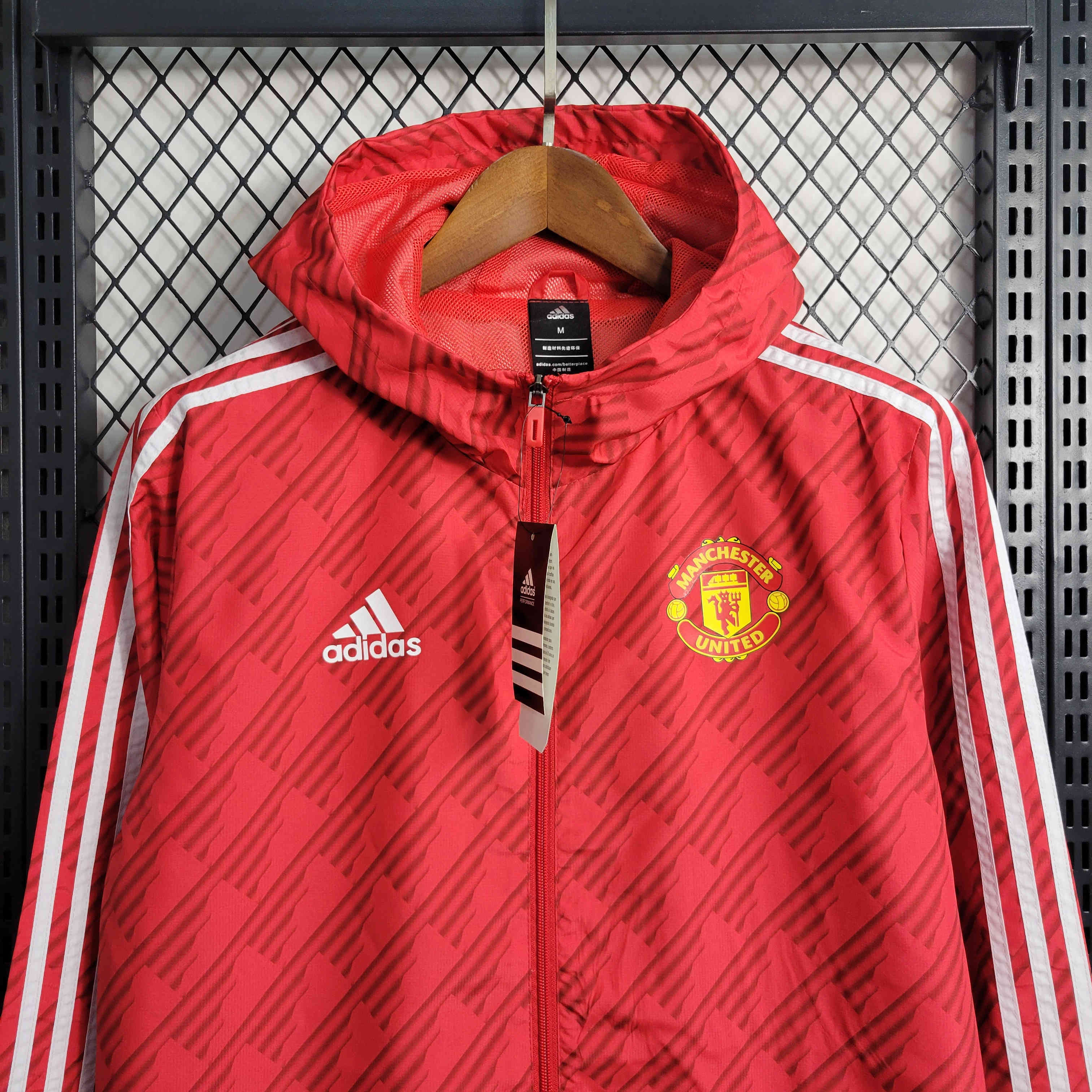 23-24 Manchester United Red Windbreaker - UnitedFutballJersey