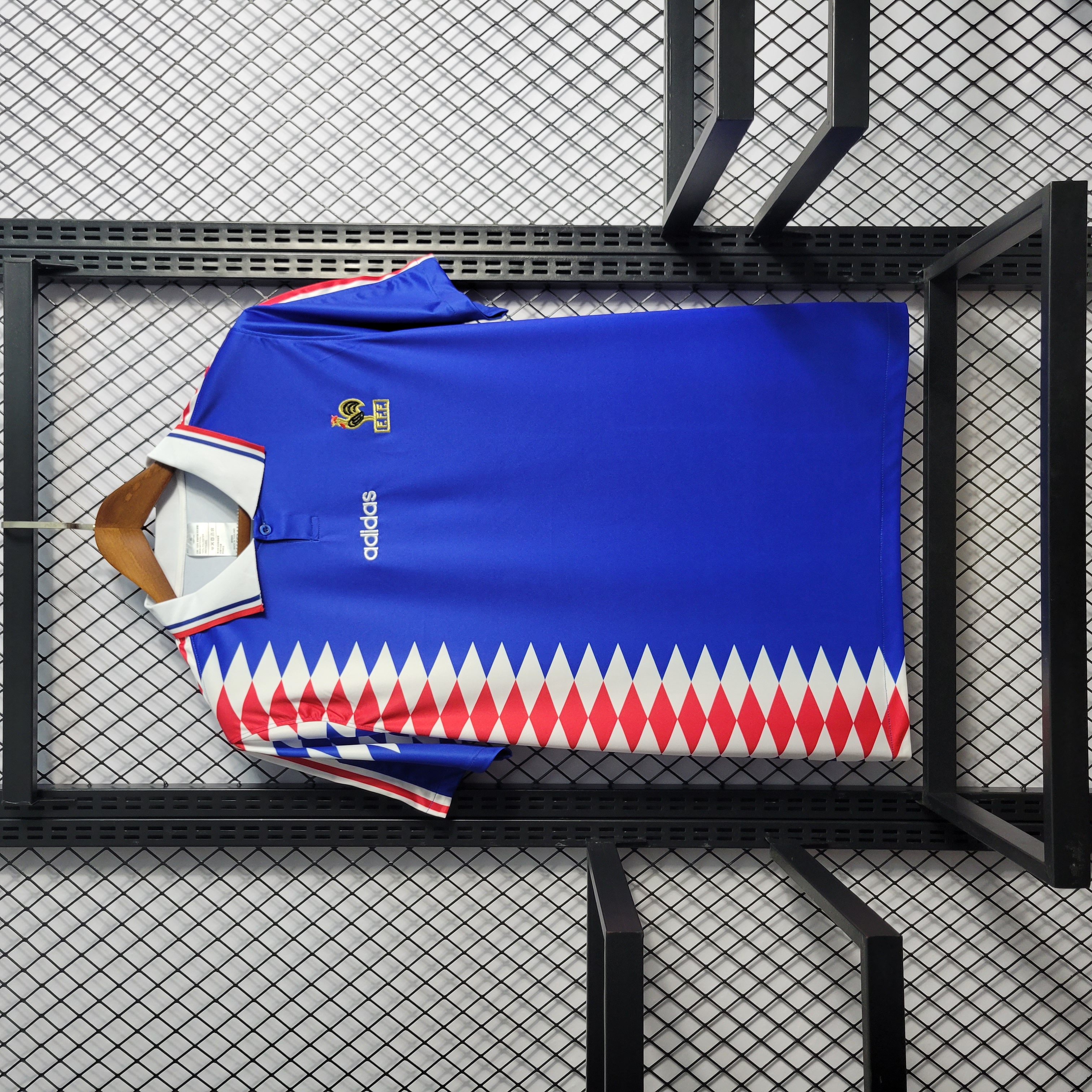 Retro France 1994 Home Stadium Jersey - UnitedFutballJersey
