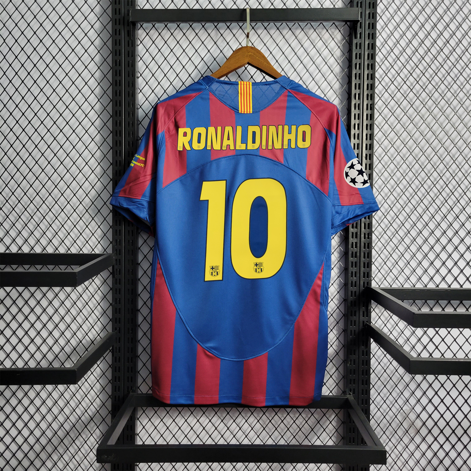 Retro Barcelona 05-06 Home Stadium Jersey - UEFA Champions League Final - UnitedFutballJersey