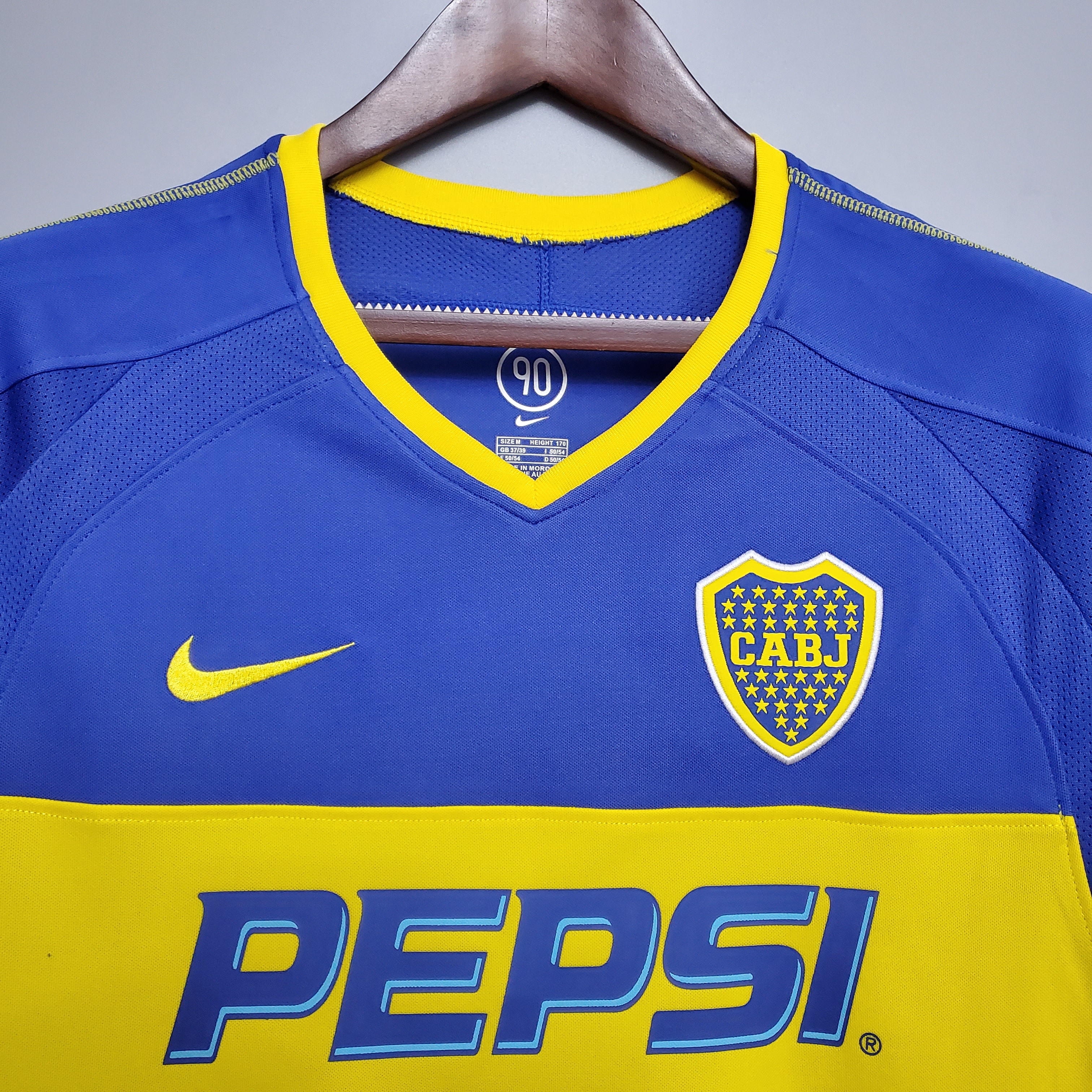 Retro Boca Juniors 2003-04 Home Stadium Jersey - UnitedFutballJersey