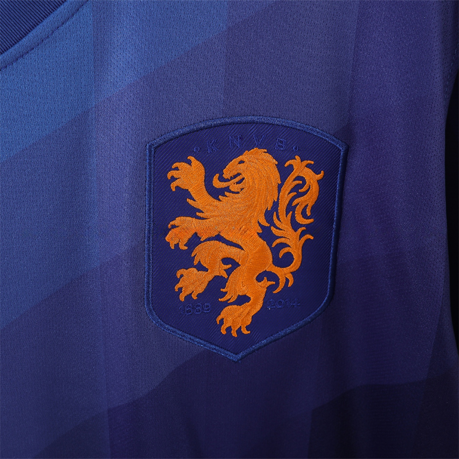 Retro Netherlands 2014 Away Blue Jersey - UnitedFutballJersey