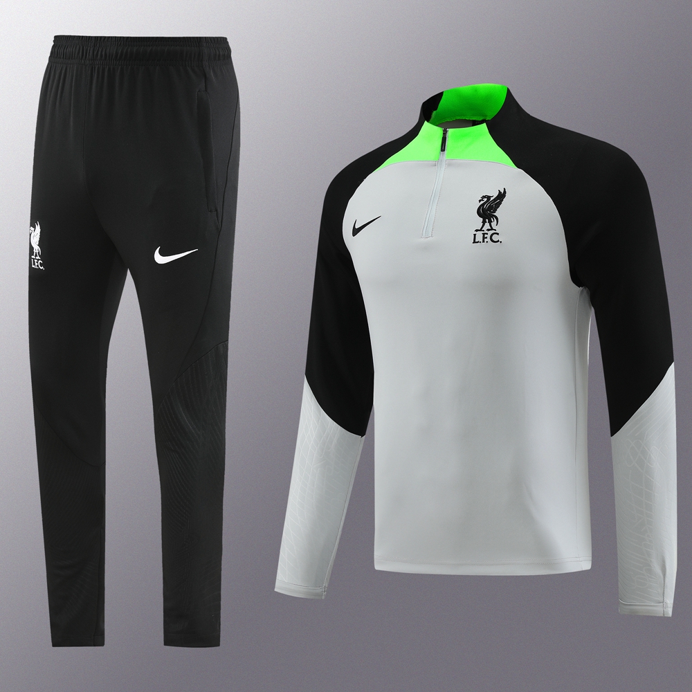 Liver.pool23-24 Long Sleeve Training Set - Grey - UnitedFutballJersey