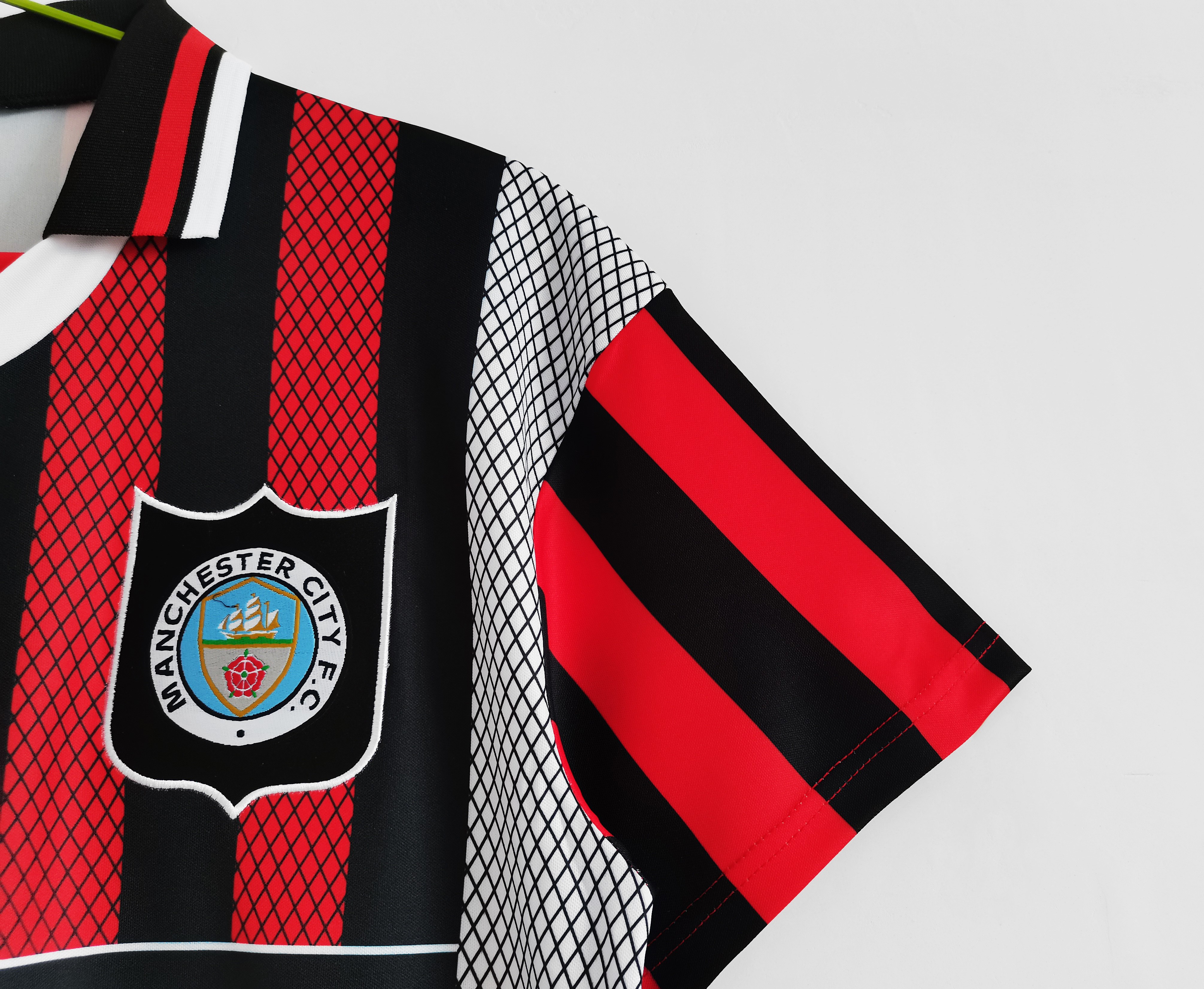 Retro Manchester City 1994-96 Away Stadium Jersey - UnitedFutballJersey