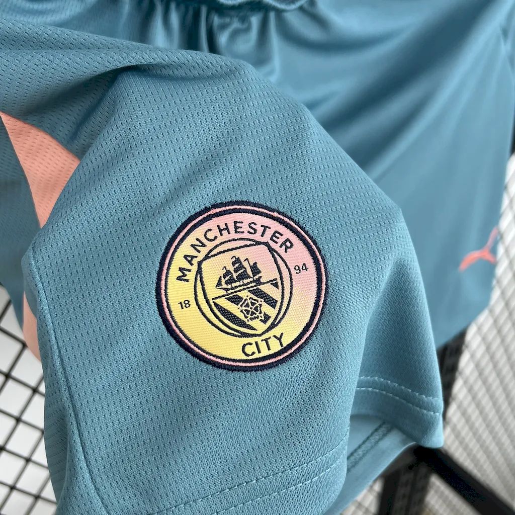 Manchester City 24-25 Fourth Shorts - Fans Version - UnitedFutballJersey