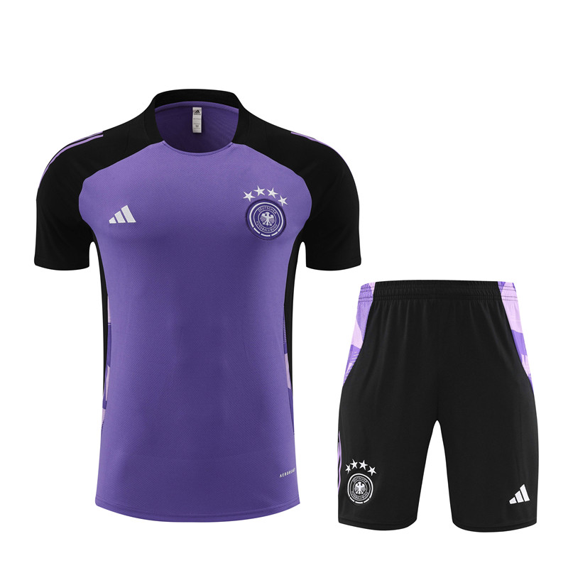 Germany 2024 Short-Sleeve Training Set - Purple - UnitedFutballJersey