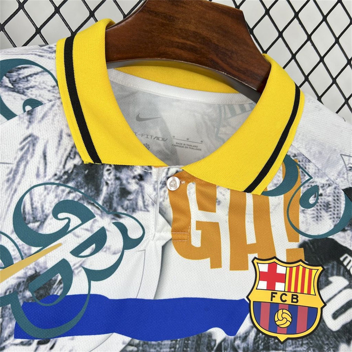 Barcelona 25-26 Ronaldo & Messi White Special Jersey - Fans Version - UnitedFutballJersey