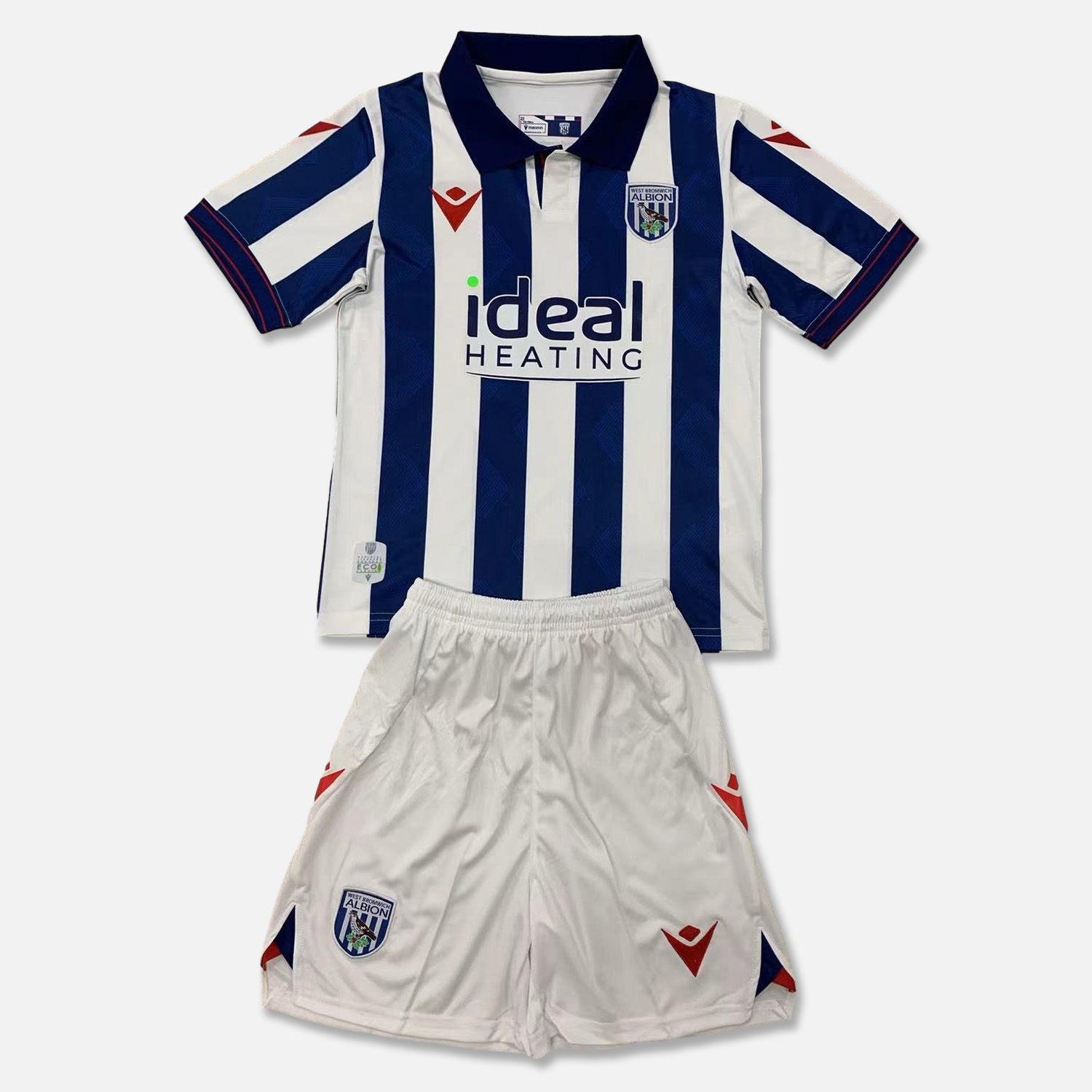 West Bromwich 24-25 Home Kids Kit - UnitedFutballJersey