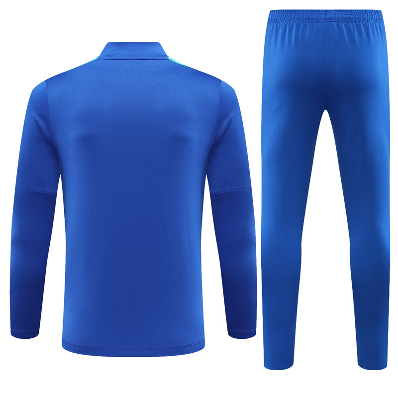 B.A.R.S.A 23-24 Kids Long Sleeve Training Set Blue - UnitedFutballJersey