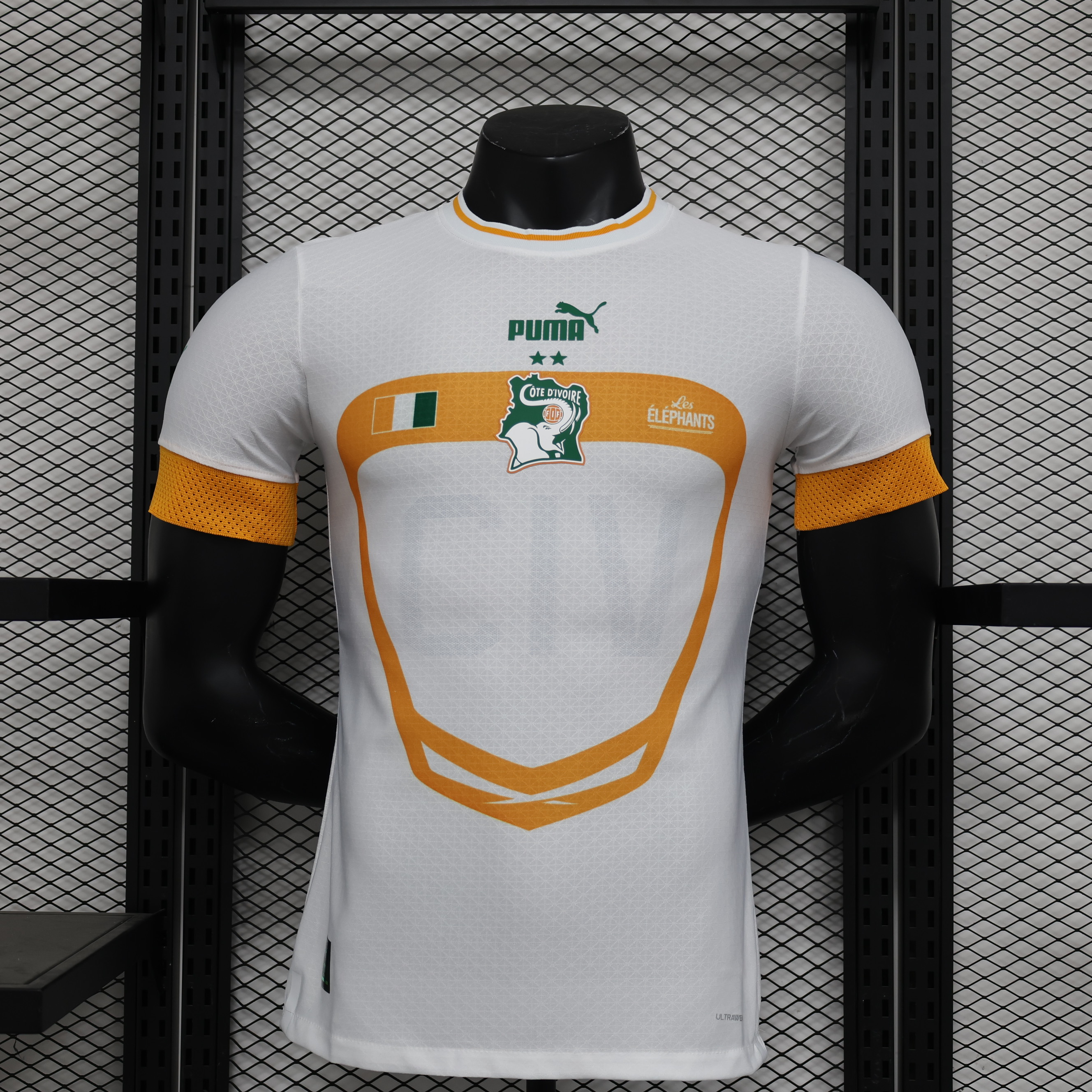 Cote d'Ivoire 22-23 Away Stadium Jersey - Player Version - UnitedFutballJersey