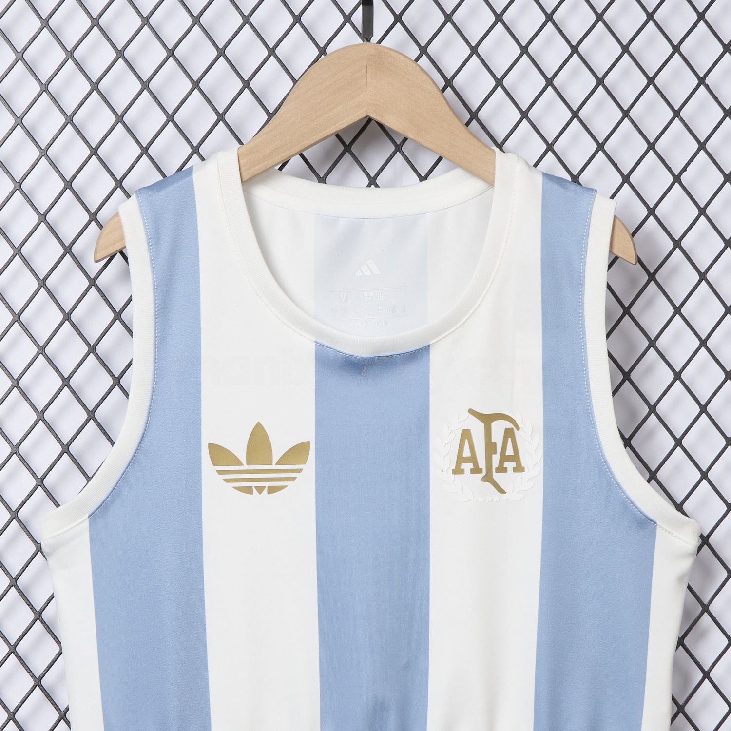 Women's Argentina 25-26 50th Anniversary Home Yoga Vest - UnitedFutballJersey