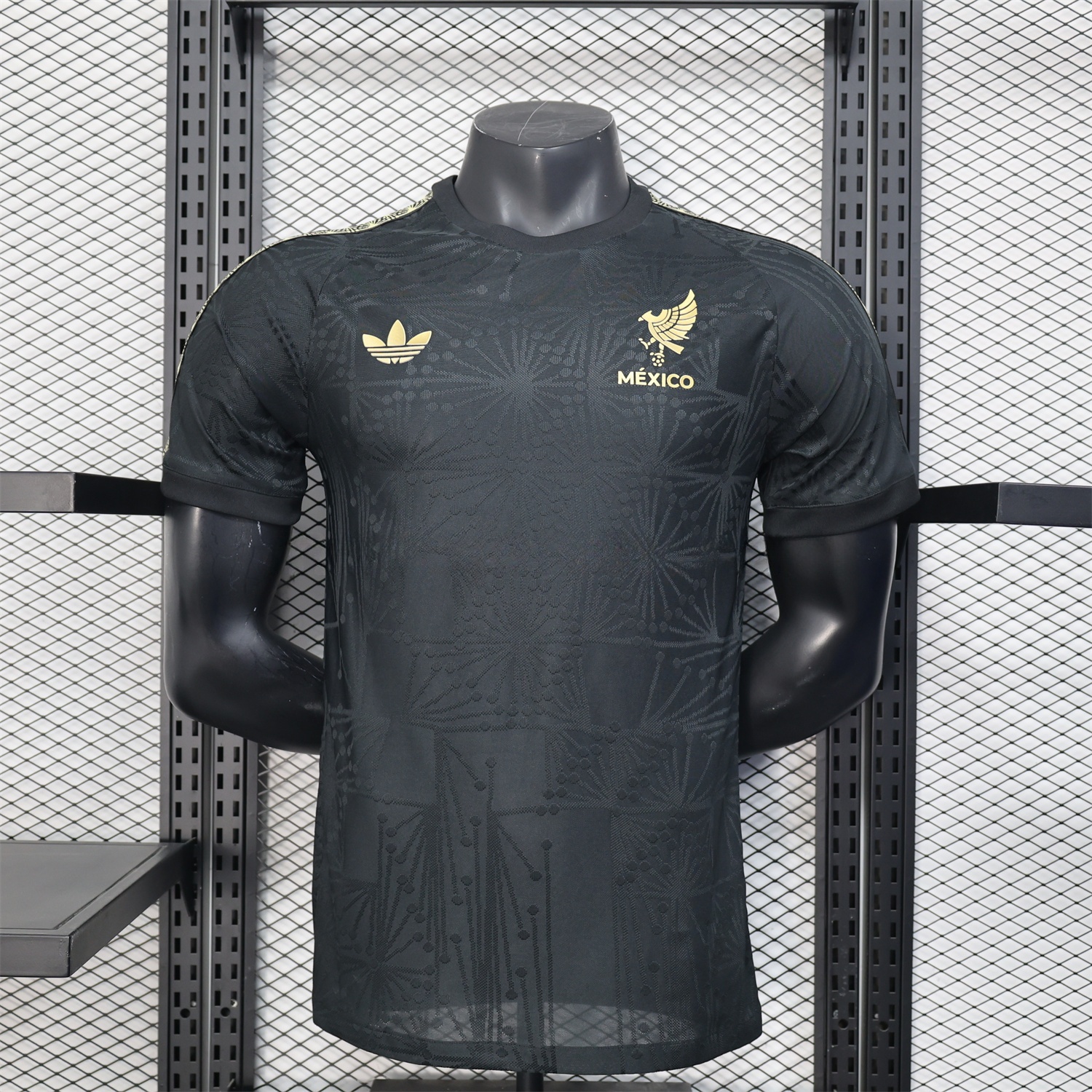 Mexico 2025 Gold Cup Black Special Edition Jersey - Player Version - UnitedFutballJersey