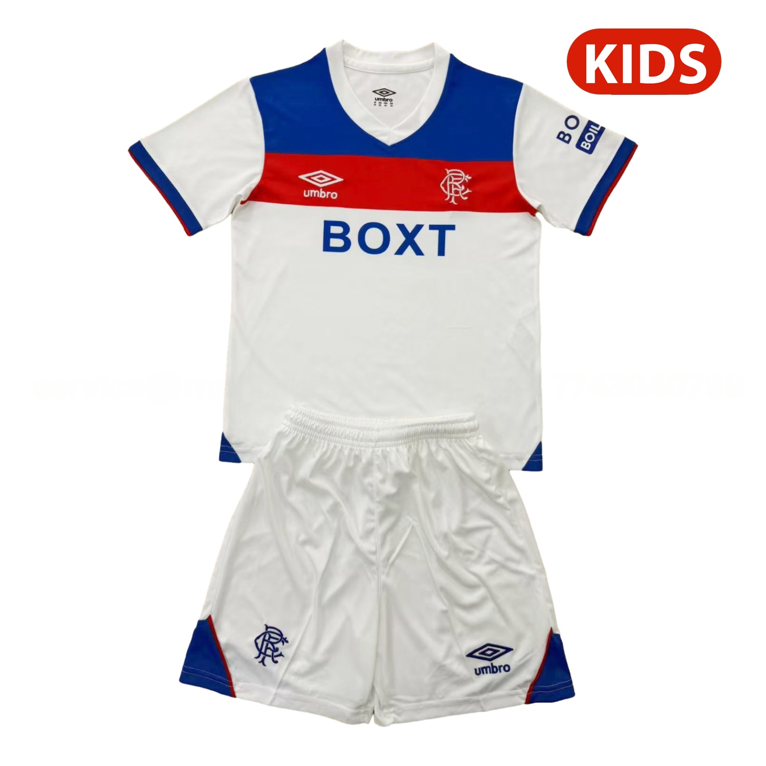 Glasgow Rangers 25-26 Away Kids Kit - UnitedFutballJersey