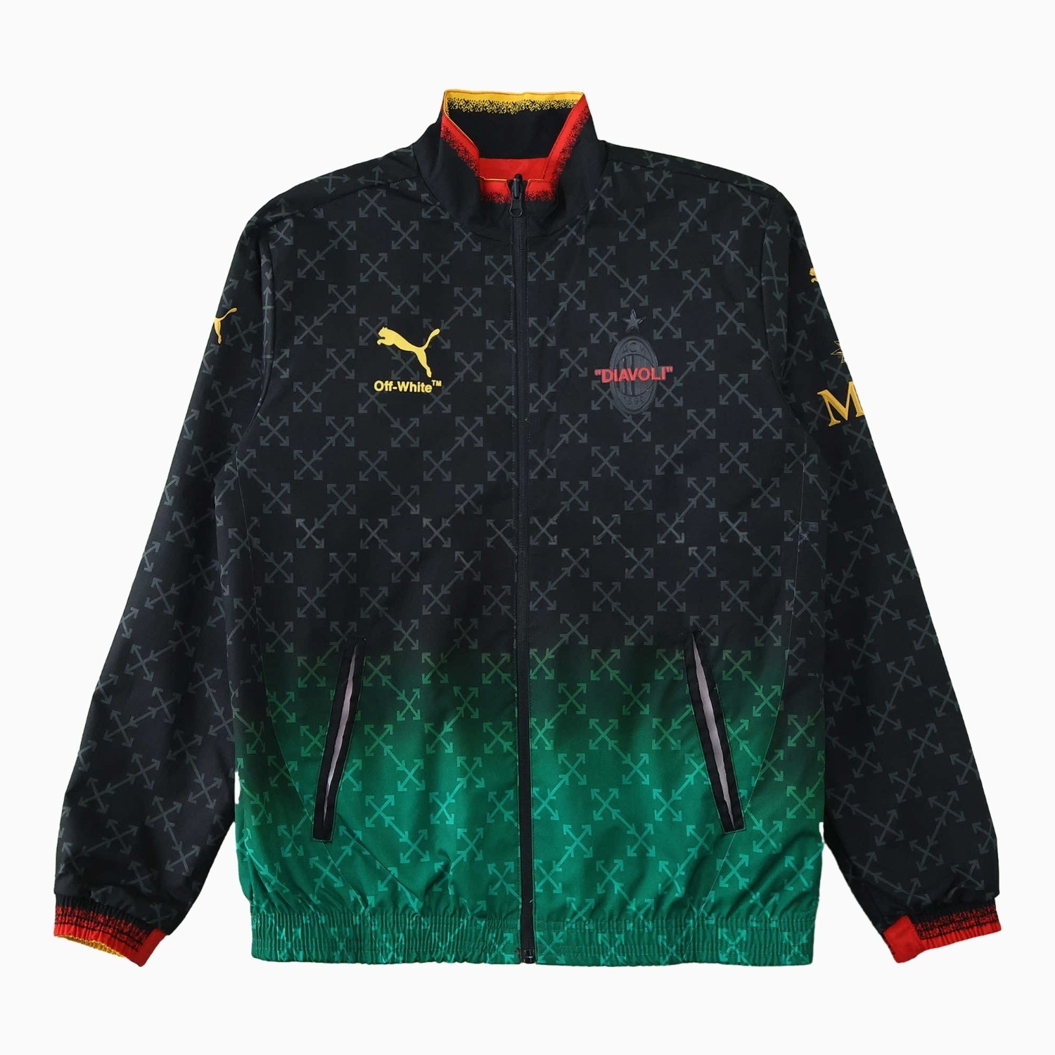 AC Milan 24-25 Fourth “Diavoli” Special Edition Double Sided Reversible Windbreaker - Black & Red - UnitedFutballJersey