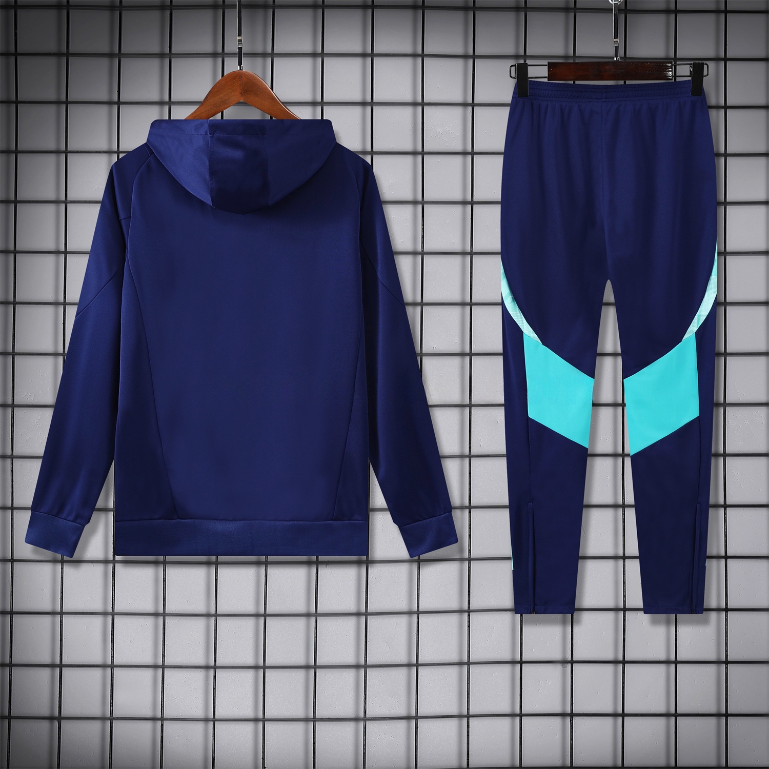 Flamengo 25-26 Training Hoodie Set - Royal Blue Top and Pants - UnitedFutballJersey