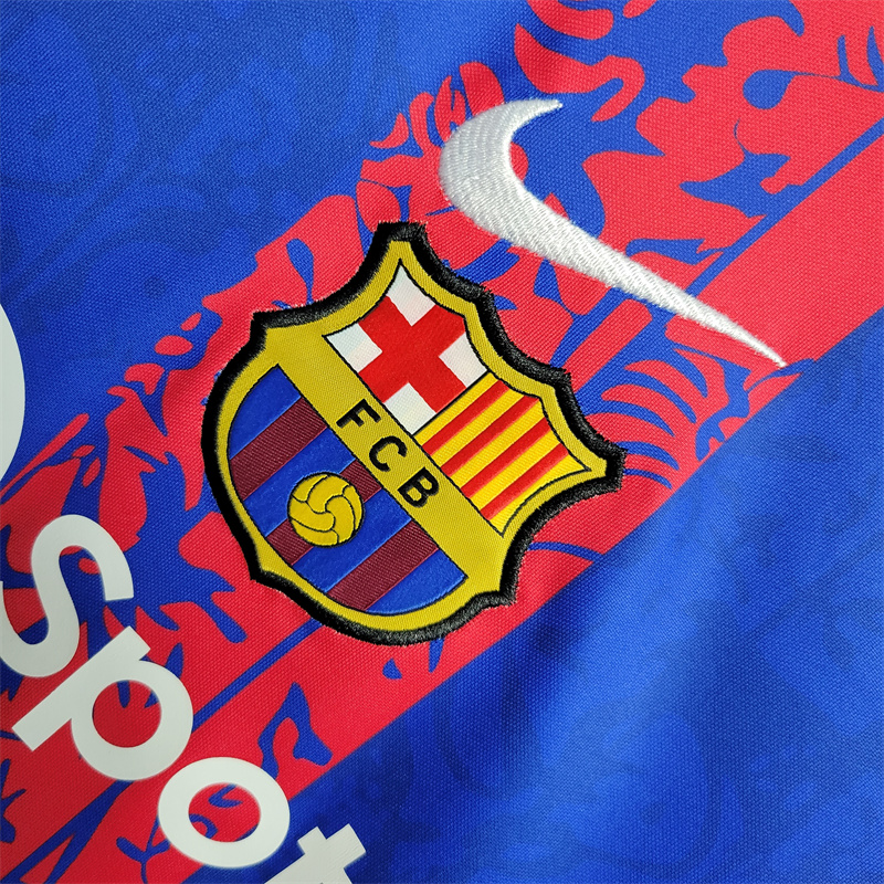 23-24 B.A.R.S.A Blue Training Shirt - Fans Version - UnitedFutballJersey