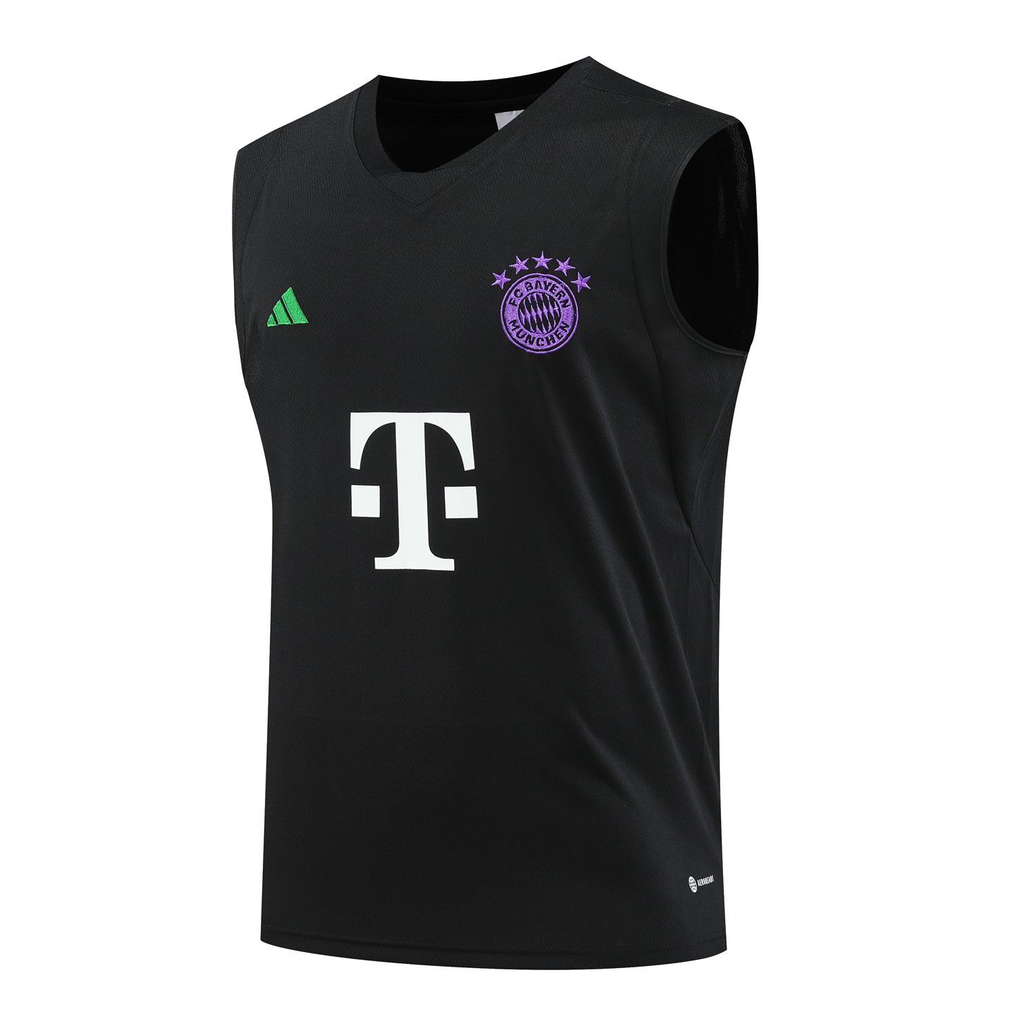 23-24 Bayern Munich Black Training Vest Suit - UnitedFutballJersey