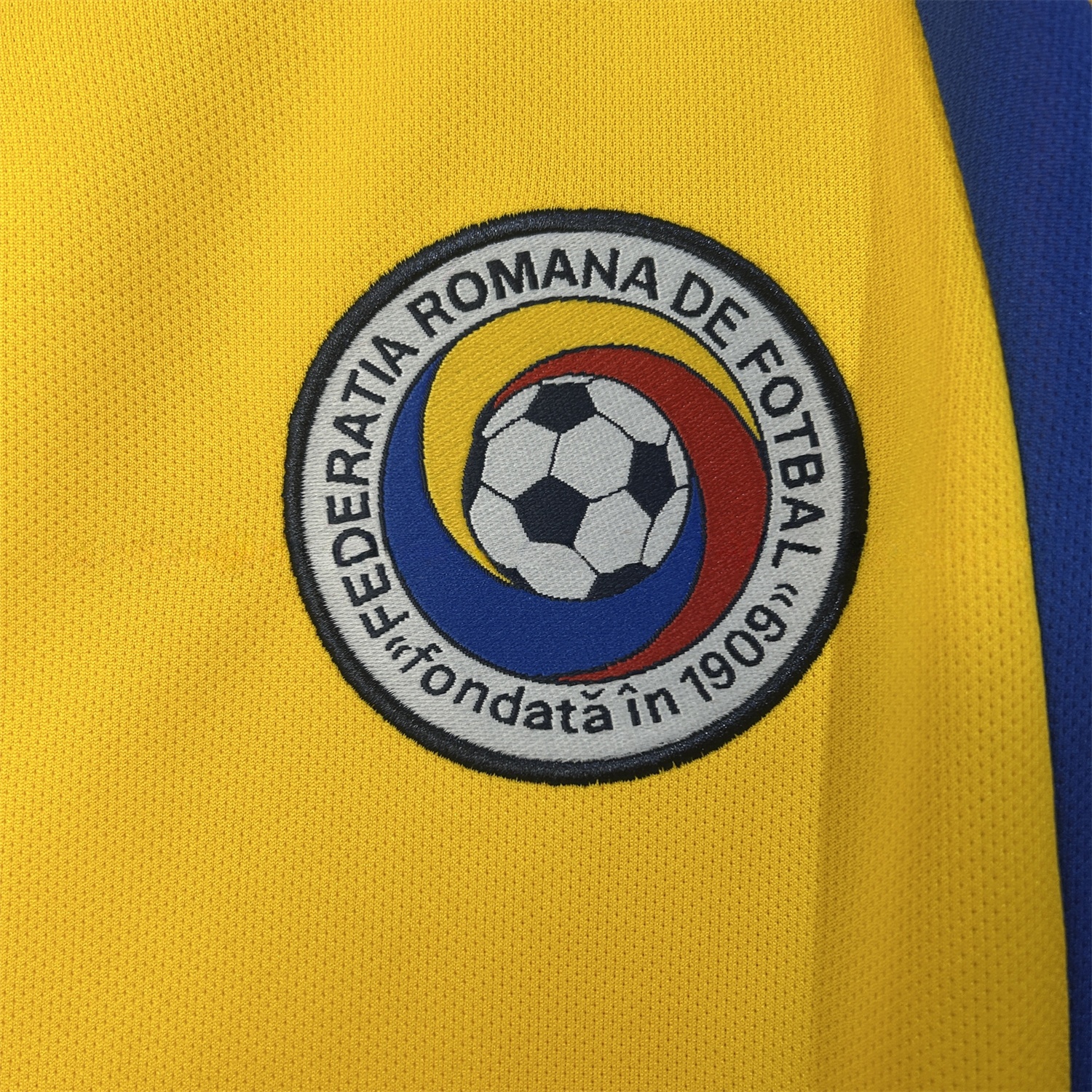 Retro Romania 2000 Home Jersey - UnitedFutballJersey