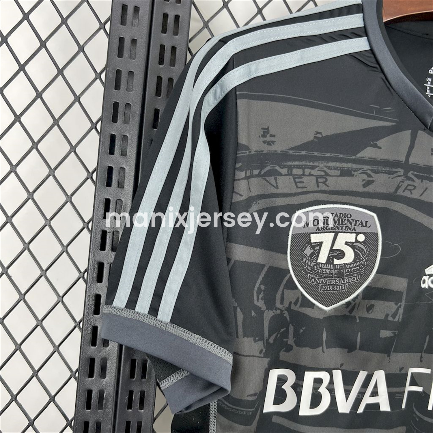 Retro River Plate 2013-14 70th Anniversary Black Jersey - UnitedFutballJersey