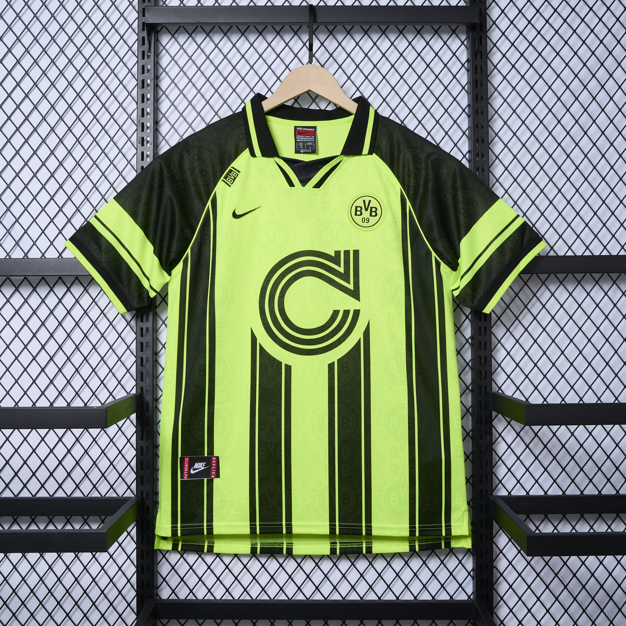 Retro Dortmund 1996-97 European Home Jersey - UnitedFutballJersey