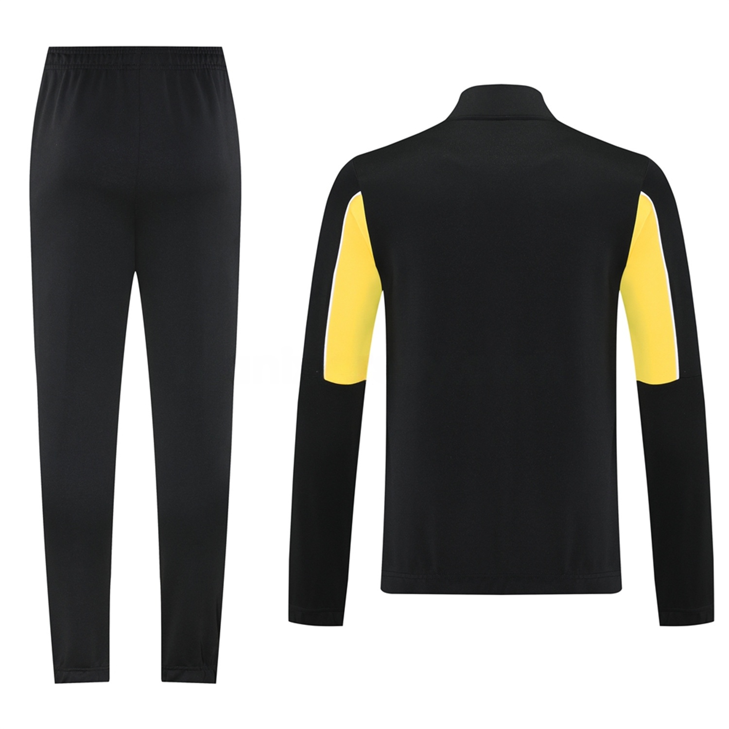 Dortmund 25-26 Jacket Training Tracksuit - Black top & Black Pants - UnitedFutballJersey