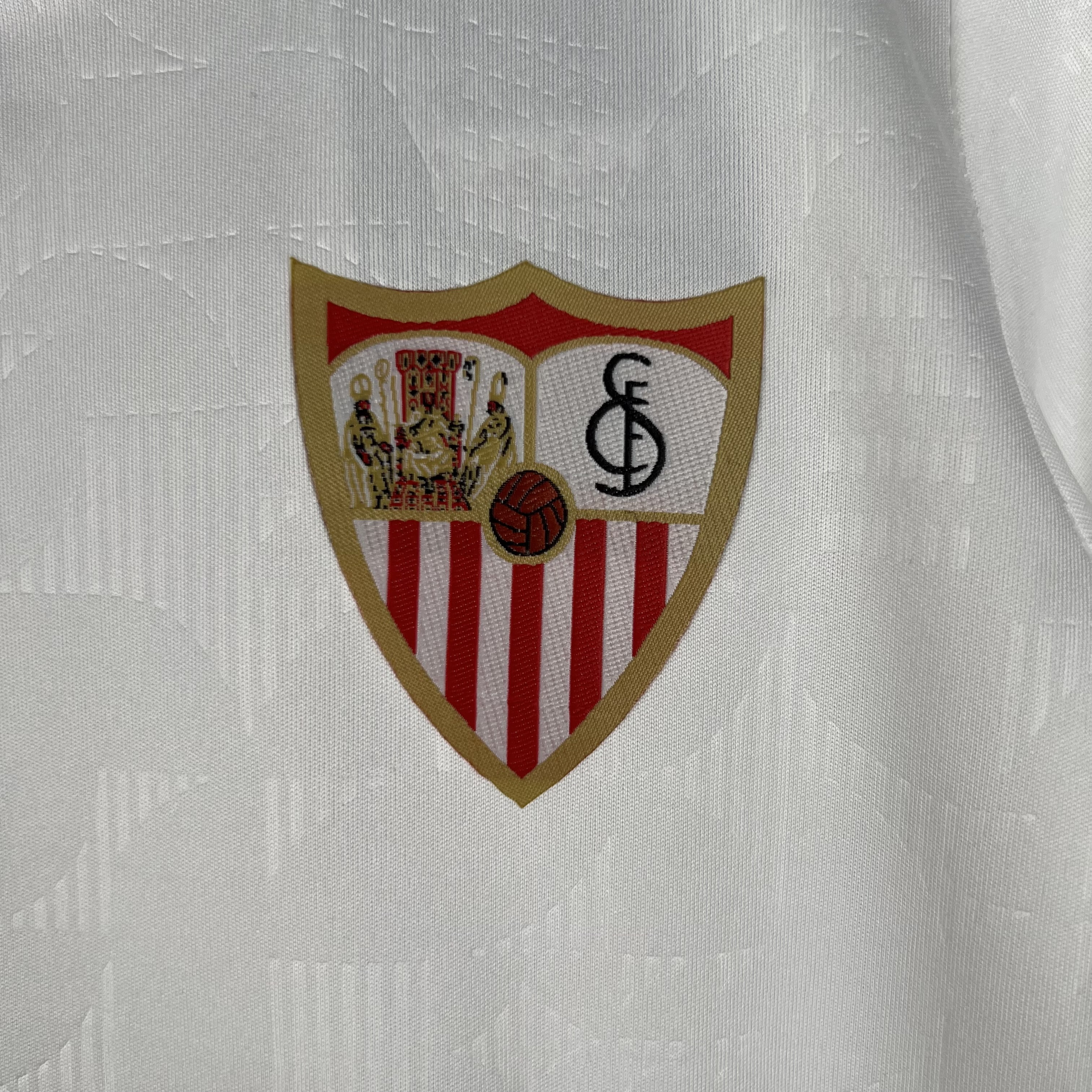 Sevilla 23-24 Home Stadium Kids Kit - UnitedFutballJersey