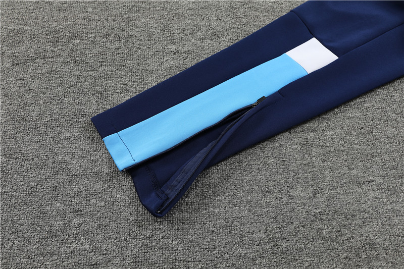 Manchester City 23-24 Jacket Training Tracksuit - Blue - UnitedFutballJersey