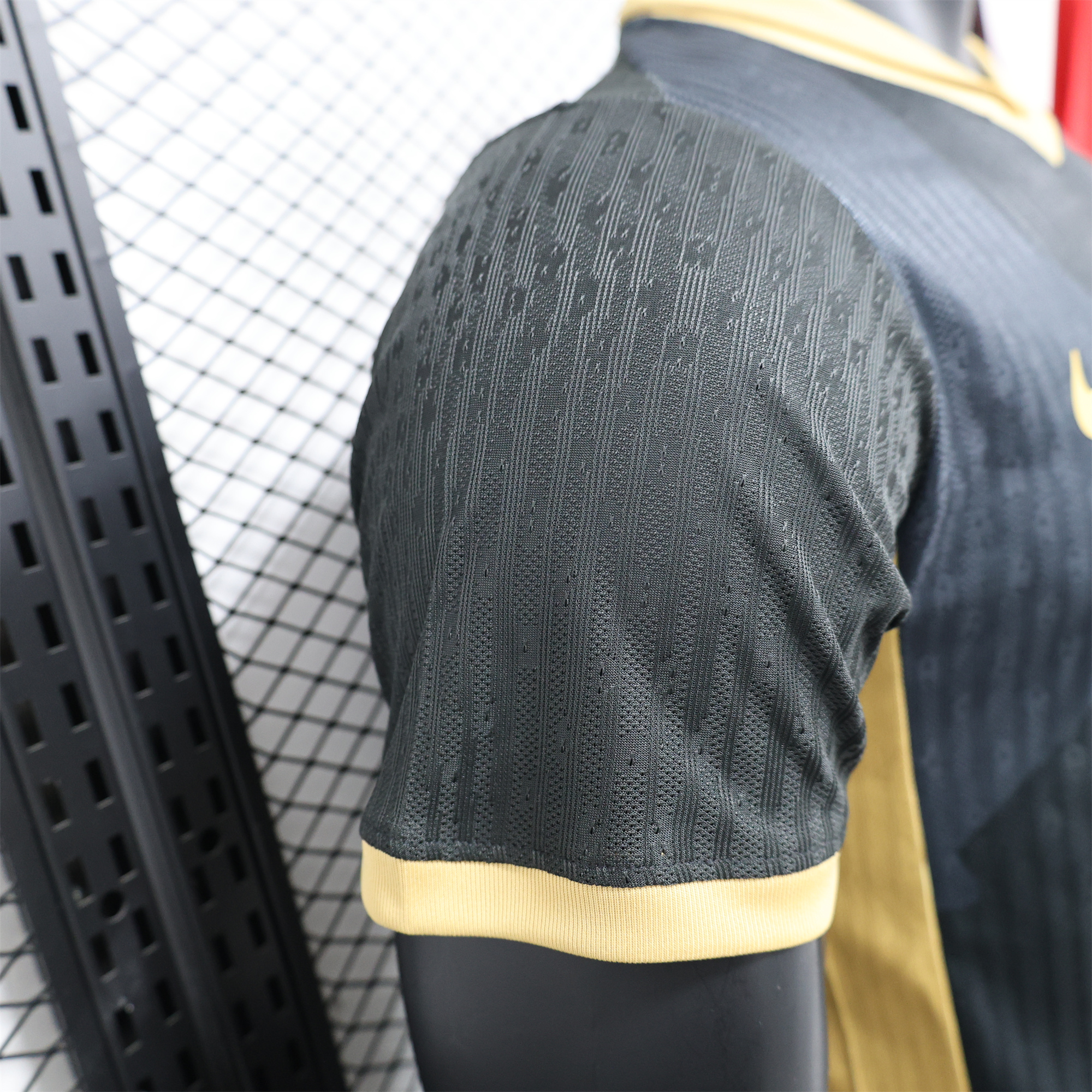 B.A.R.S.A 24-25 Black Gold Special Edition Jersey - Player Version - UnitedFutballJersey