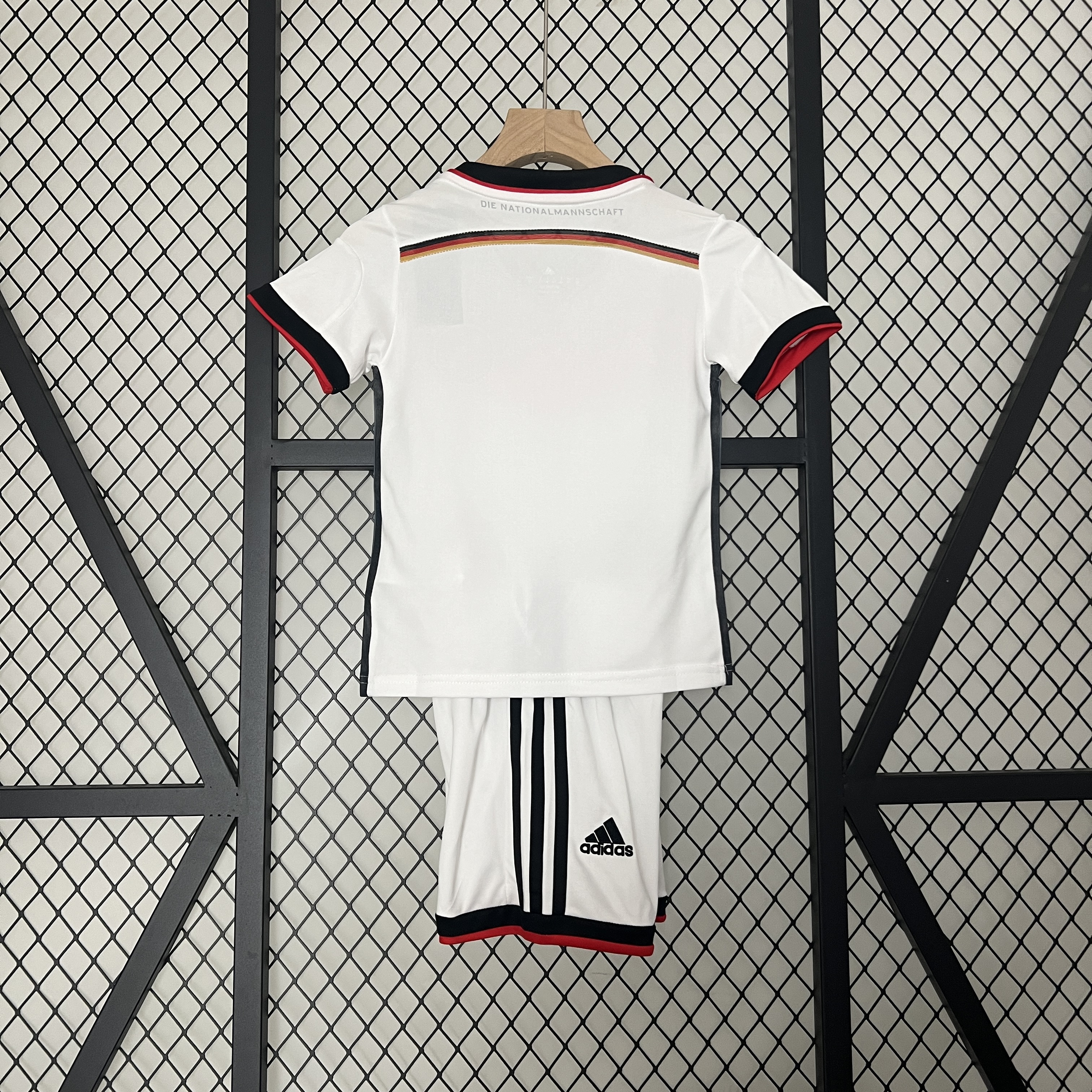 Retro Germany 2014 Home Stadium Kids Kit - UnitedFutballJersey