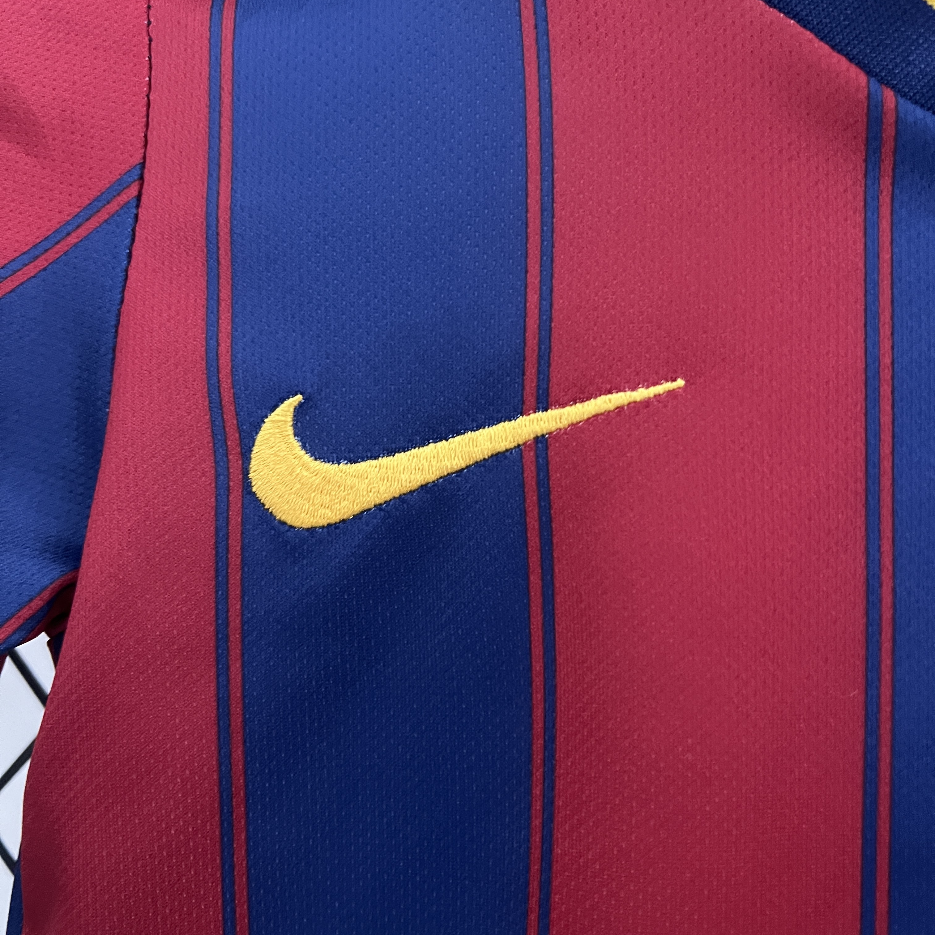 Retro B.A.R.S.A 2009-10 Home Stadium Kids Kit - UnitedFutballJersey