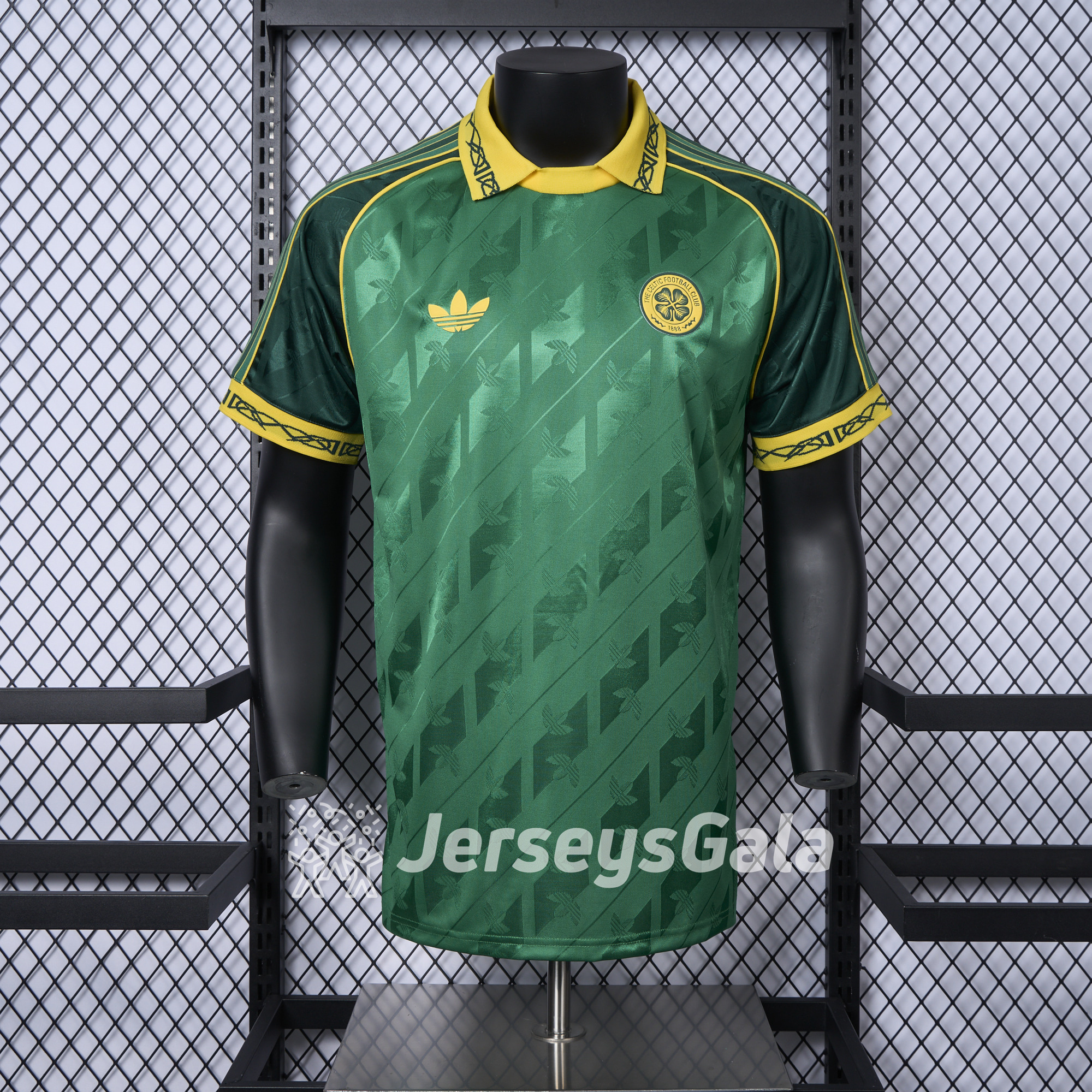 Celtic 24-25 Originals LFSTLR Green Jersey - Player Version - UnitedFutballJersey
