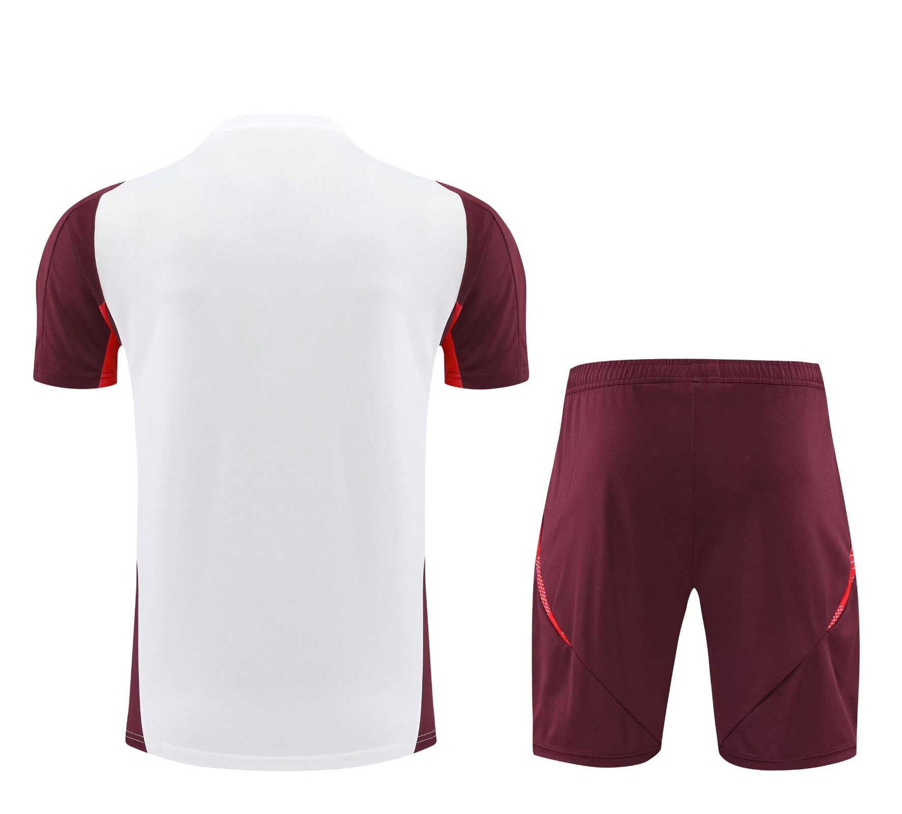Bayern Munich 24-25 Short-Sleeve Training Kids Kit - Red Top and Red Shorts - UnitedFutballJersey