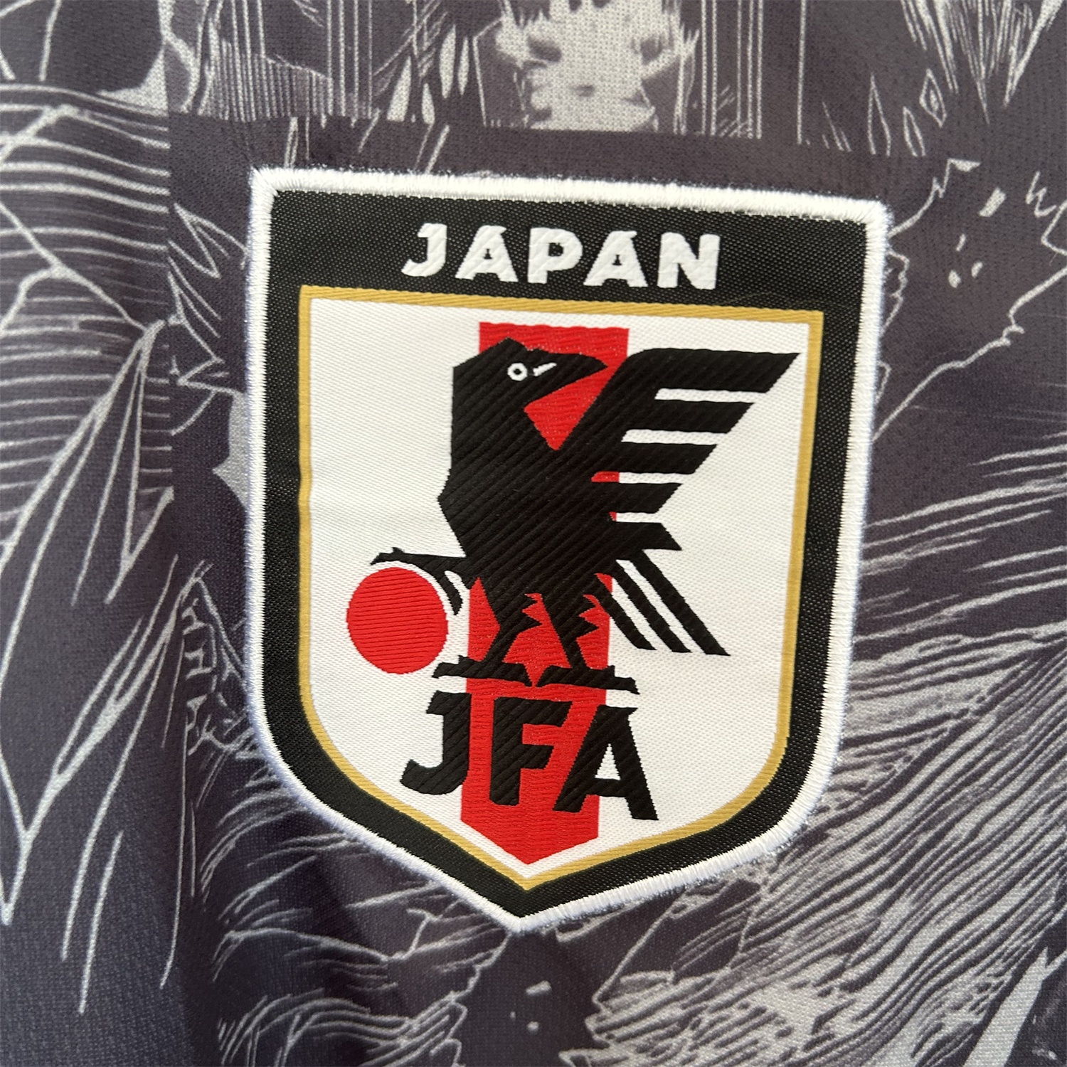Japan 25-26 White Stroke Wukong Black Jersey - Fans Version - UnitedFutballJersey