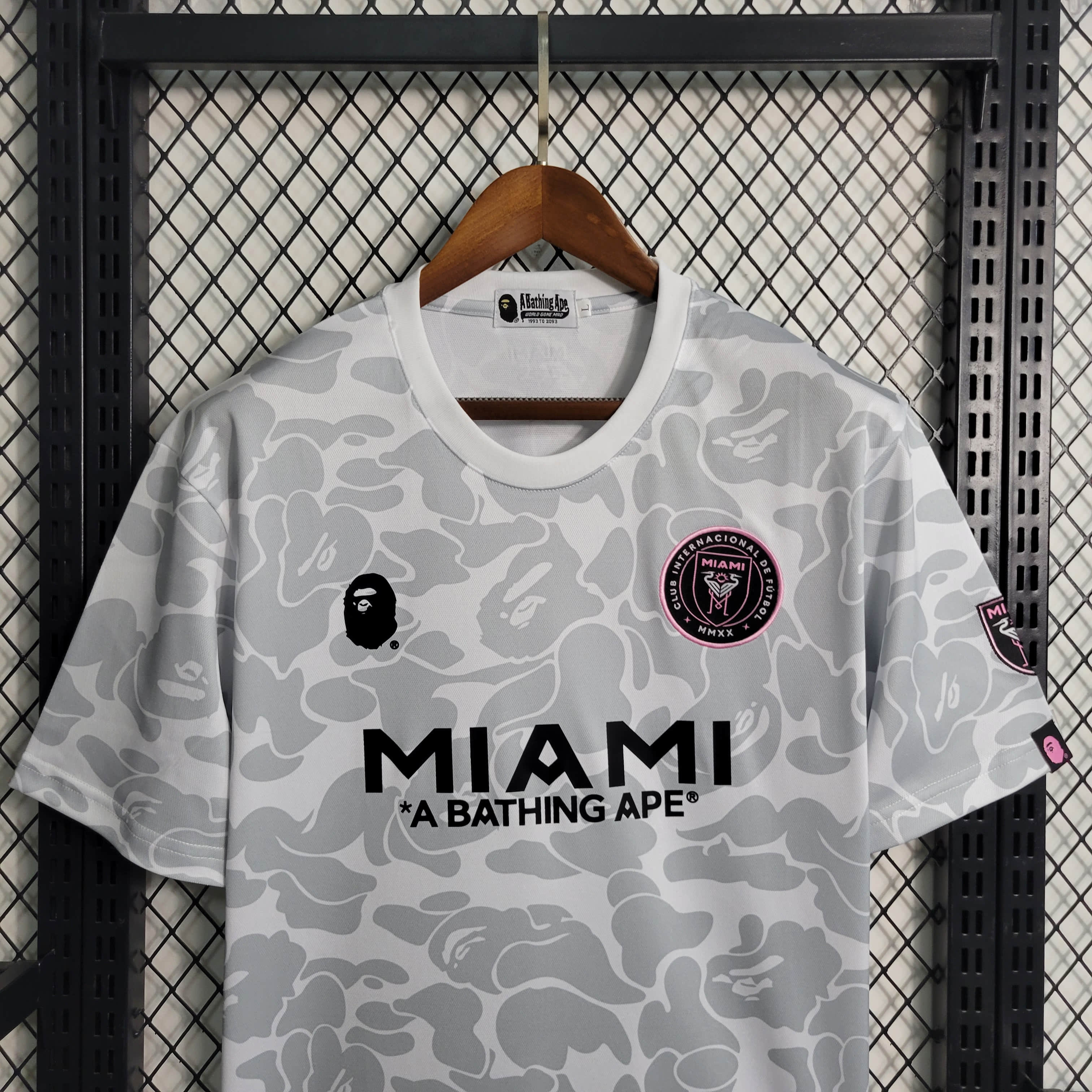 INT M.A.M x A.P.E 23-24 White Special Edition Jersey - Fans Version - UnitedFutballJersey