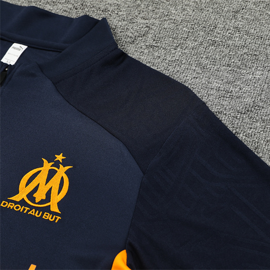 Marseille 24-25 Long Sleeve Training Set - Royal Blue - UnitedFutballJersey