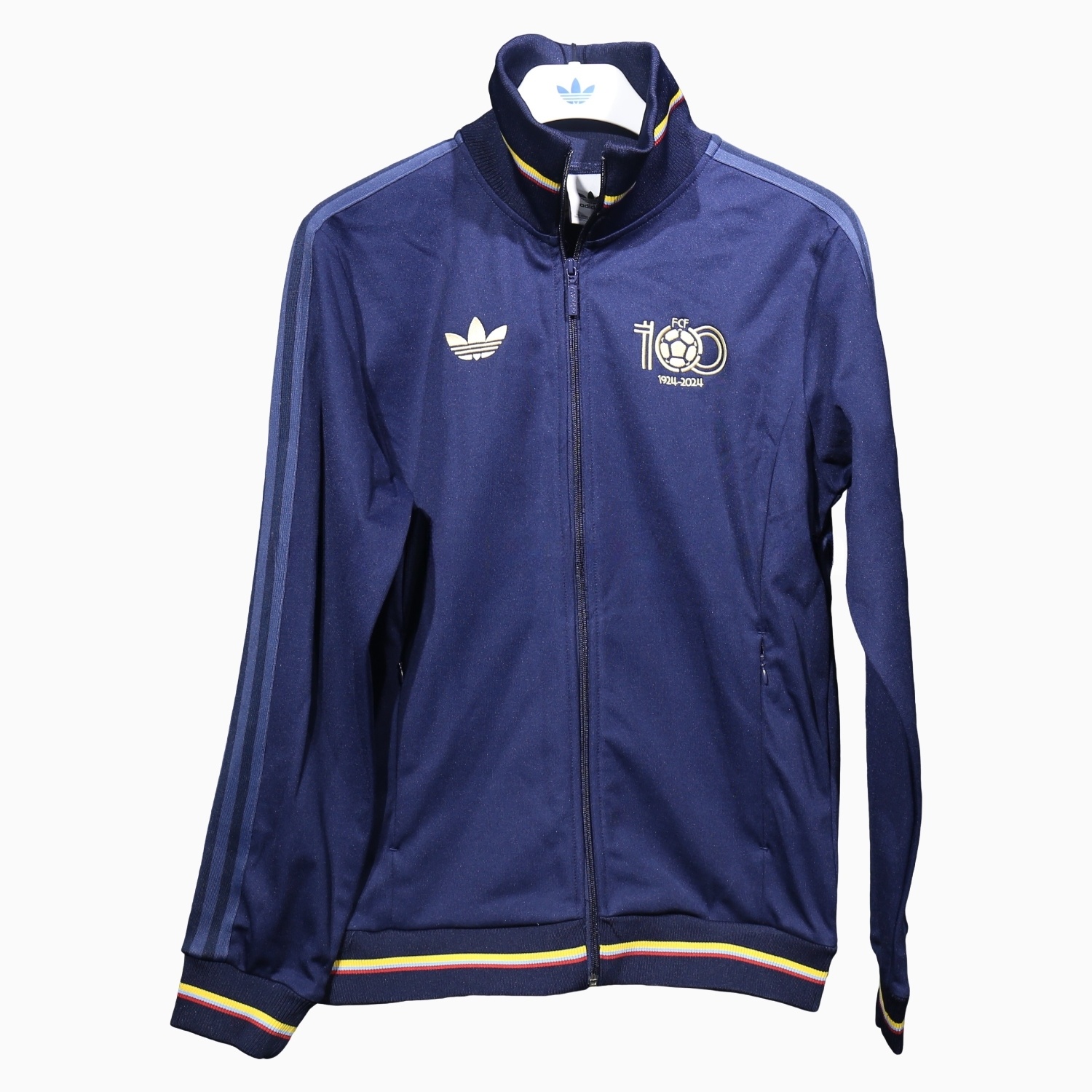 Colombia 2024 100th Anniversary Jacket Training Tracksuit - Deep Blue - UnitedFutballJersey