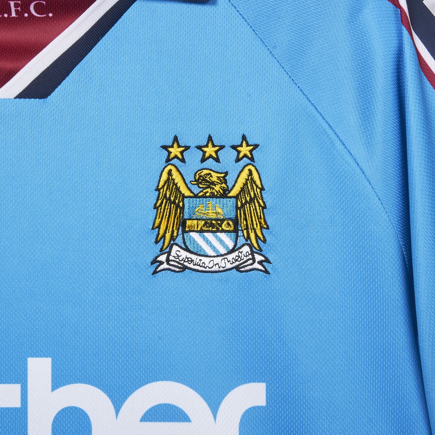 Retro Manchester City 1997-98 Home Jersey - UnitedFutballJersey