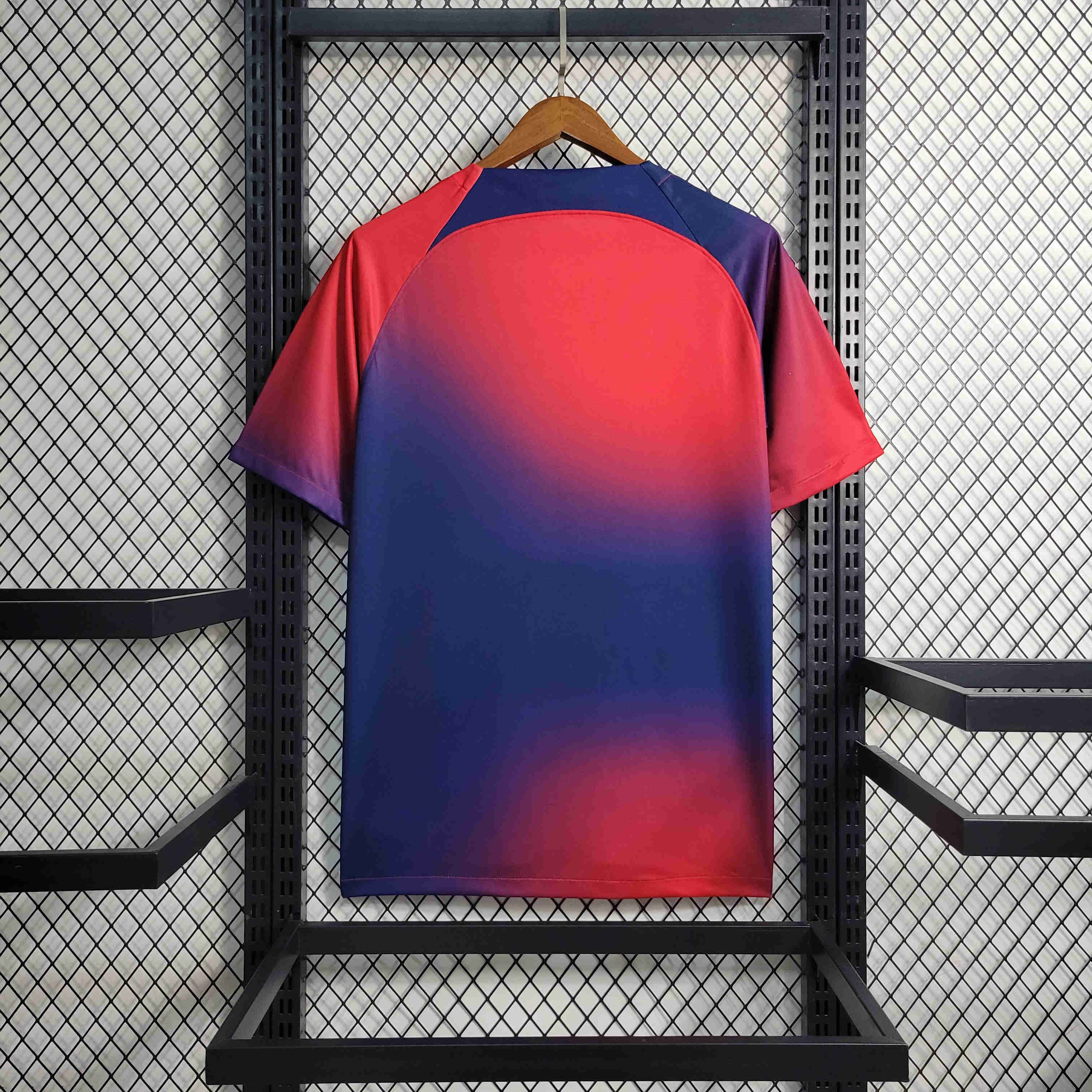23/24 Paris Saint-Germain PSG Red and Blue Training Jersey - Fans Version - UnitedFutballJersey