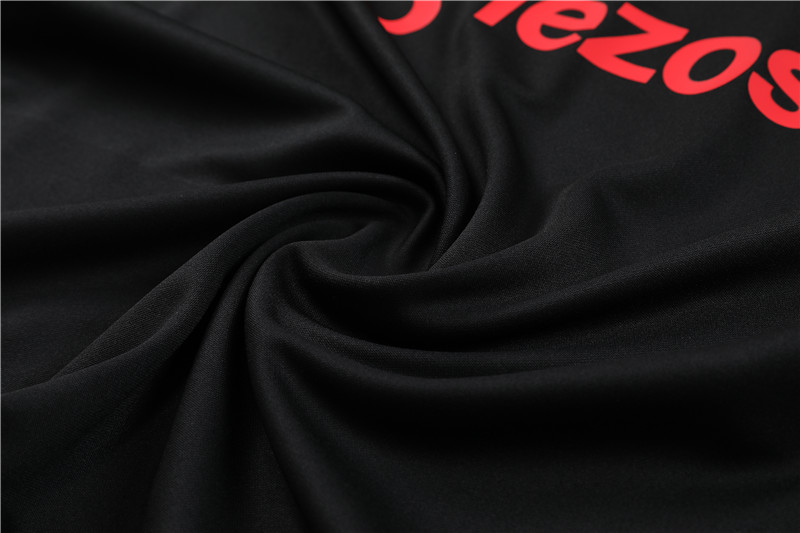 Manchester United 23-24 Kids Long Sleeve Training Set Black - UnitedFutballJersey