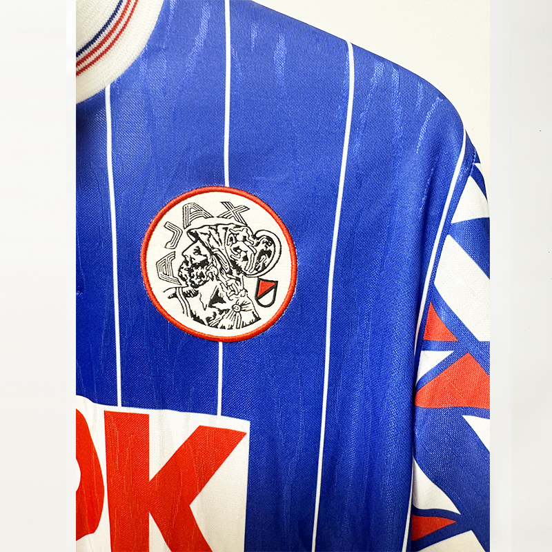 Retro Ajax 1990 Away Long Sleeve Jersey - UnitedFutballJersey