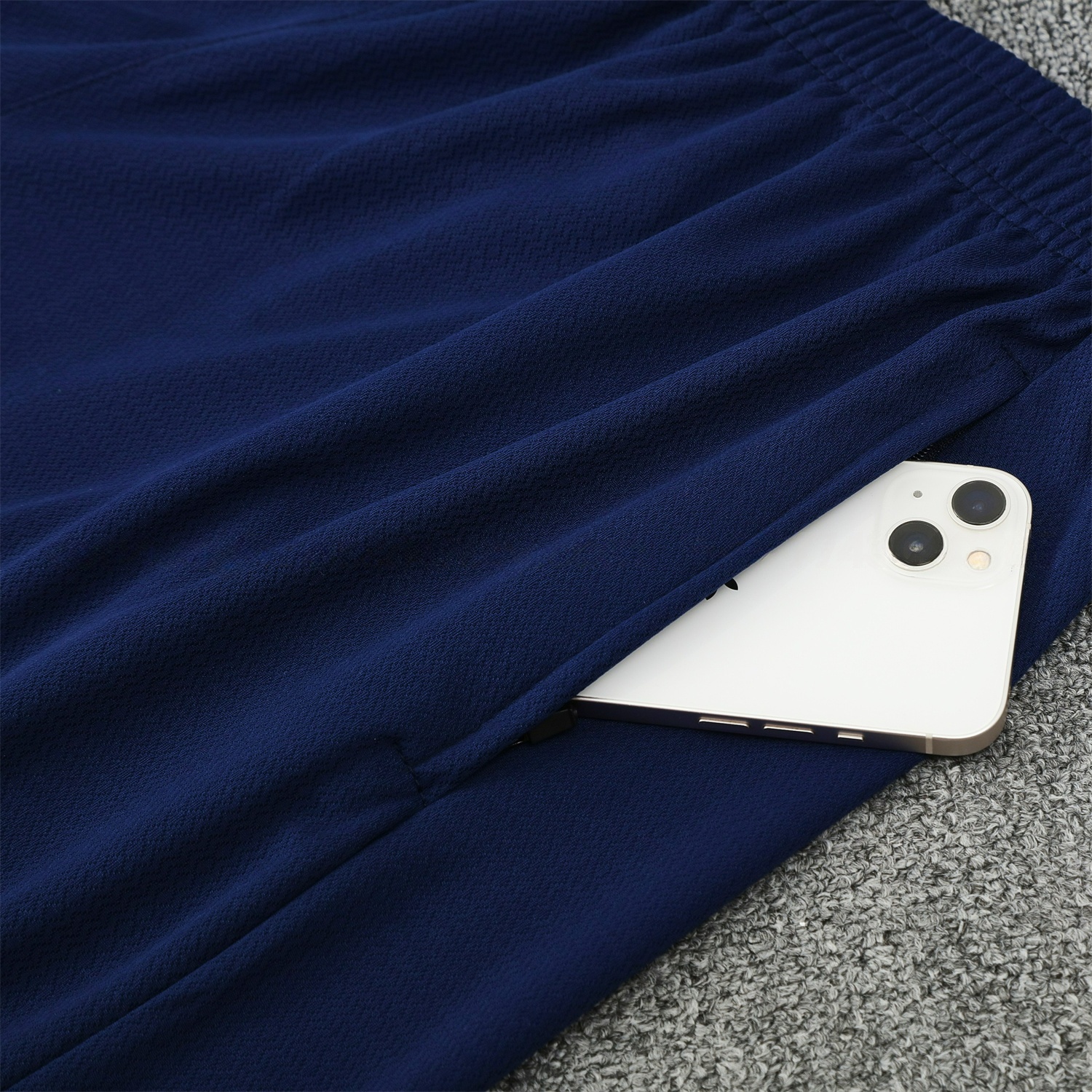 Marseille 25-26 Short-Sleeve Training Set - Blue Orange Top & Blue Shorts - UnitedFutballJersey