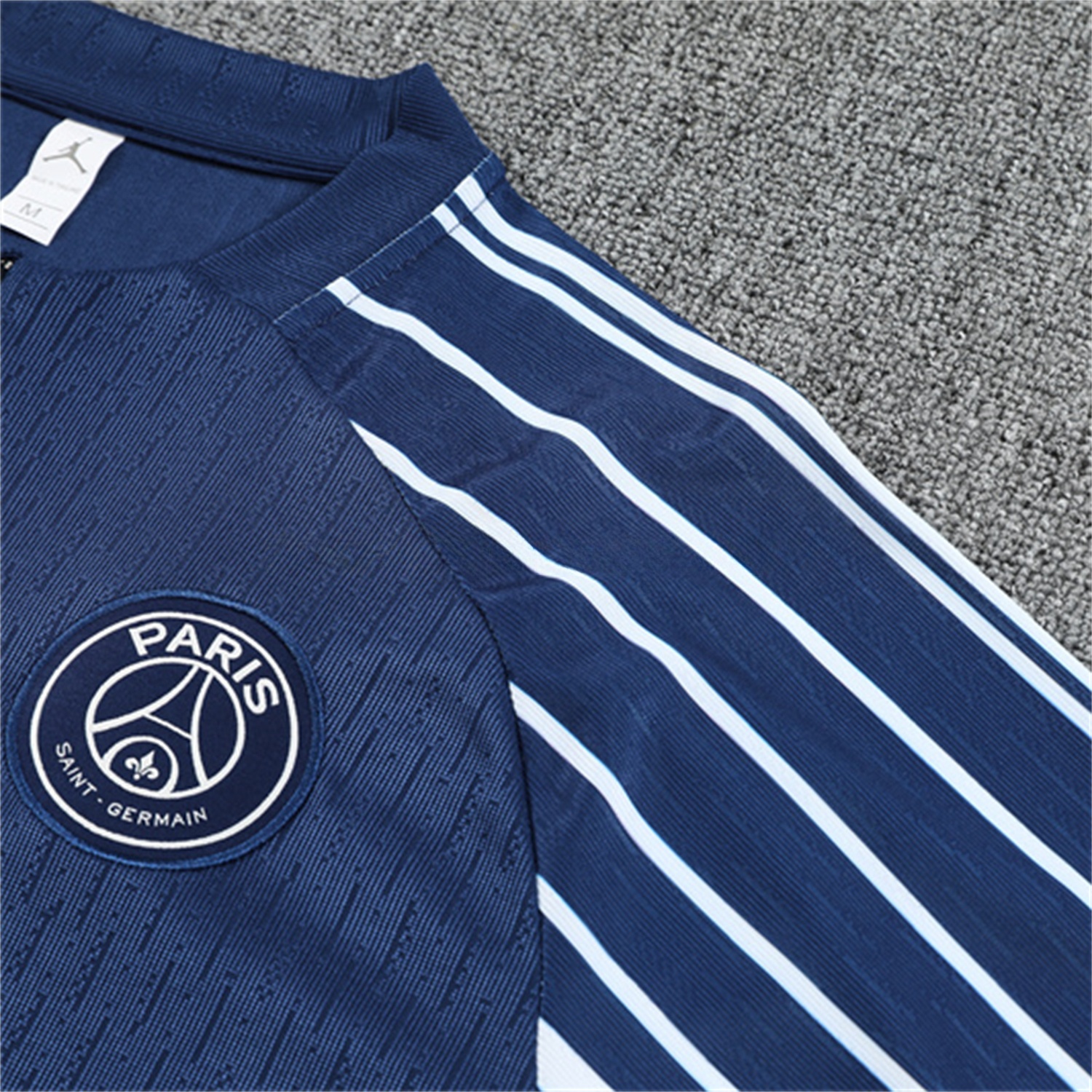 Paris Saint-Germain PSG 25-26 Long Sleeve Training Set - JD White Wing Royal Blue Top and Pants - UnitedFutballJersey