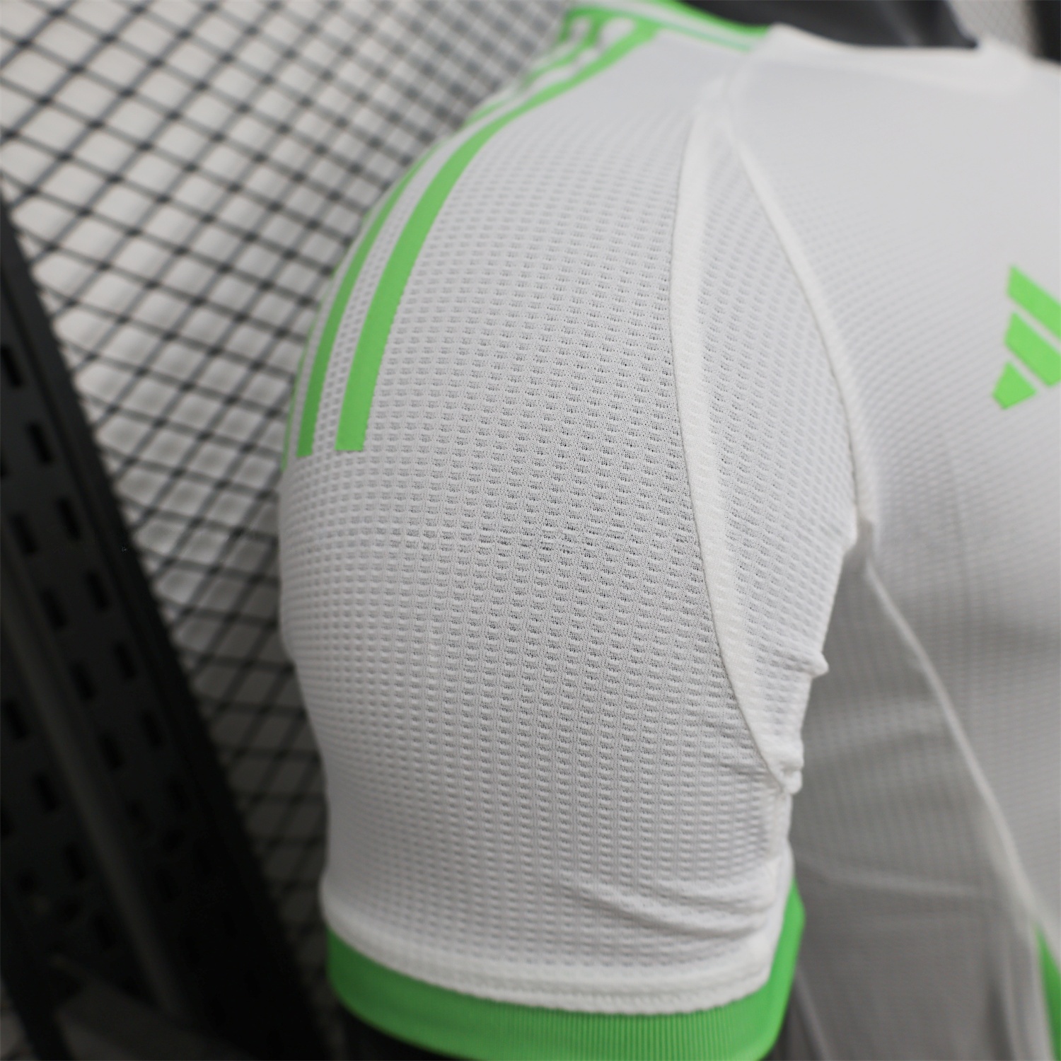 Algeria 25-26 Whie Jersey with Green - Player Version - UnitedFutballJersey