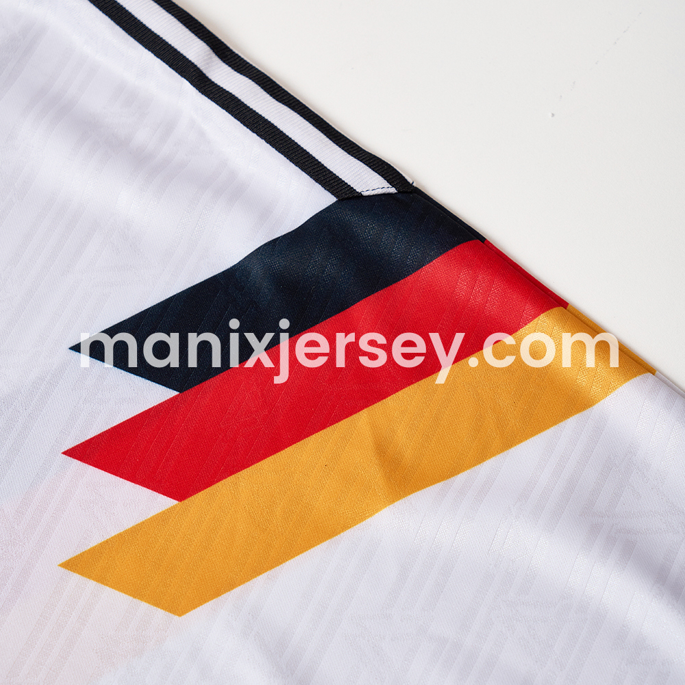 Retro Germany 1990 Home Long Sleeve Jersey - UnitedFutballJersey