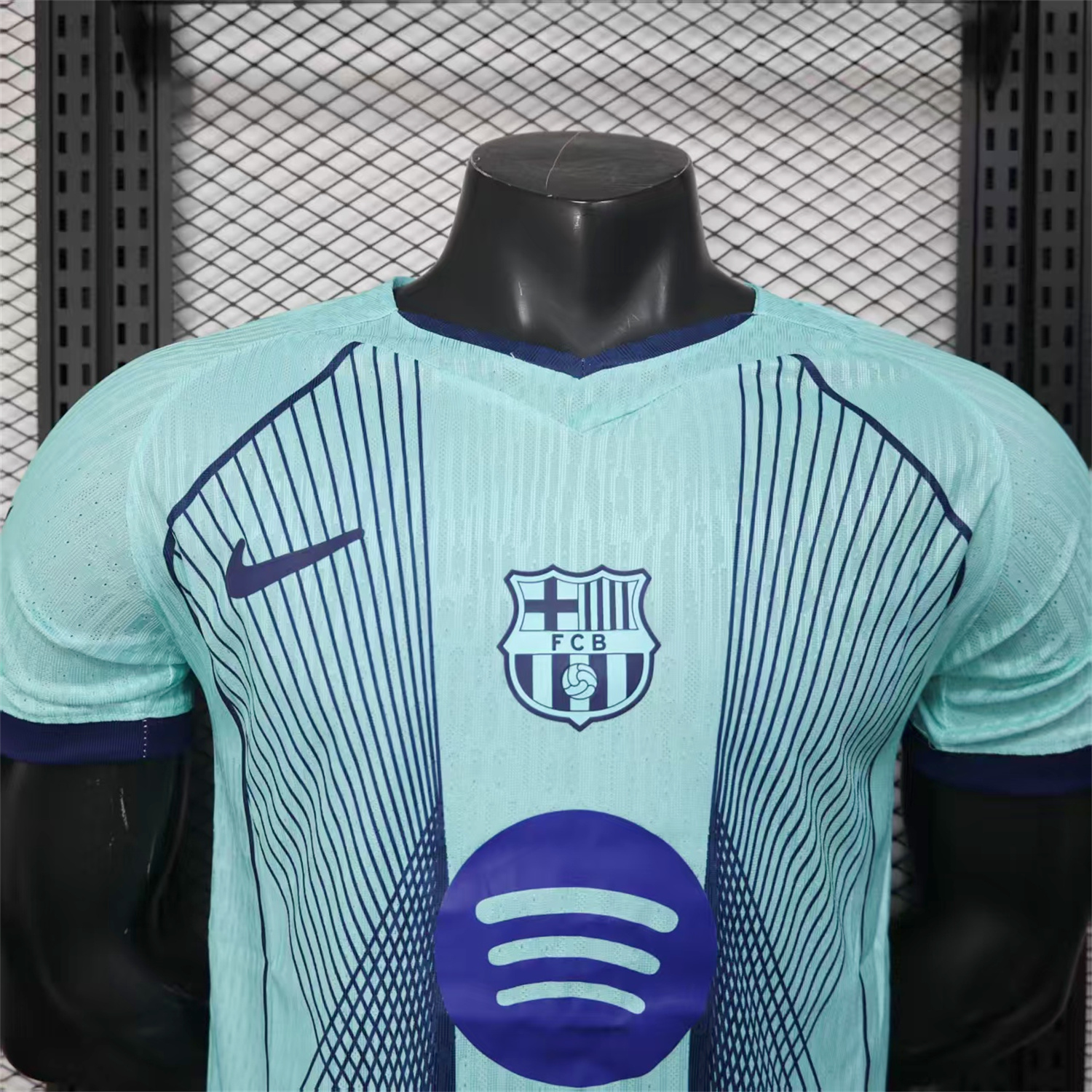 Barcelona 25-26 T90 Cyan Special Jersey - Player Version - UnitedFutballJersey