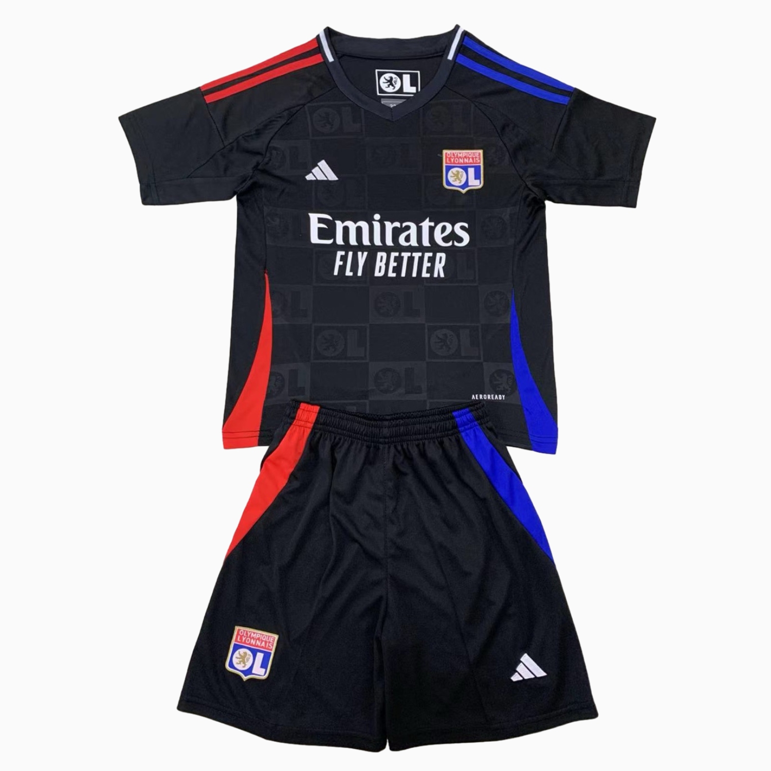 Olympique Lyonnais Lyon 24-25 Away Kids Kit - UnitedFutballJersey