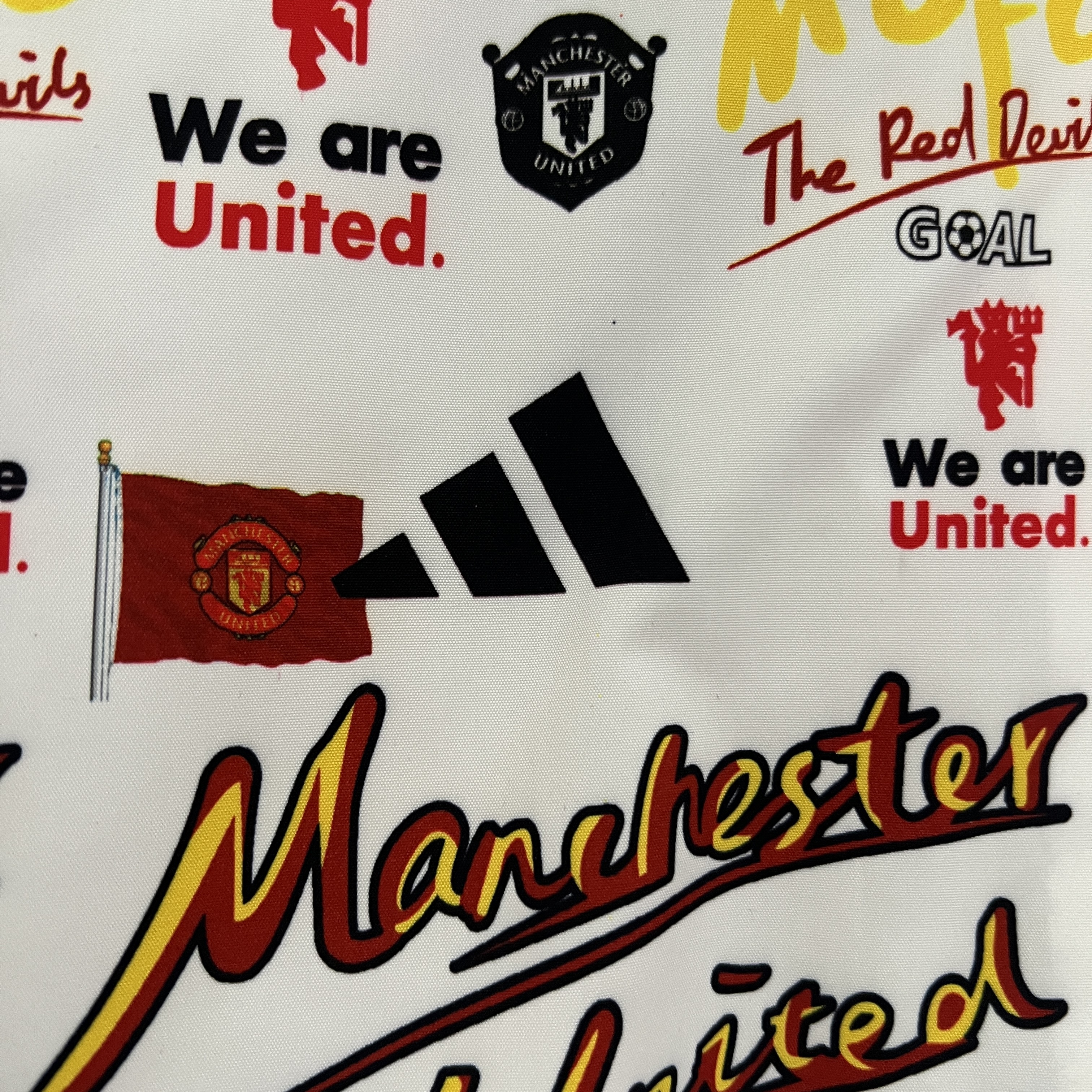 Manchester United 23-24 Double Sided Windbreaker - Graffiti Style - UnitedFutballJersey