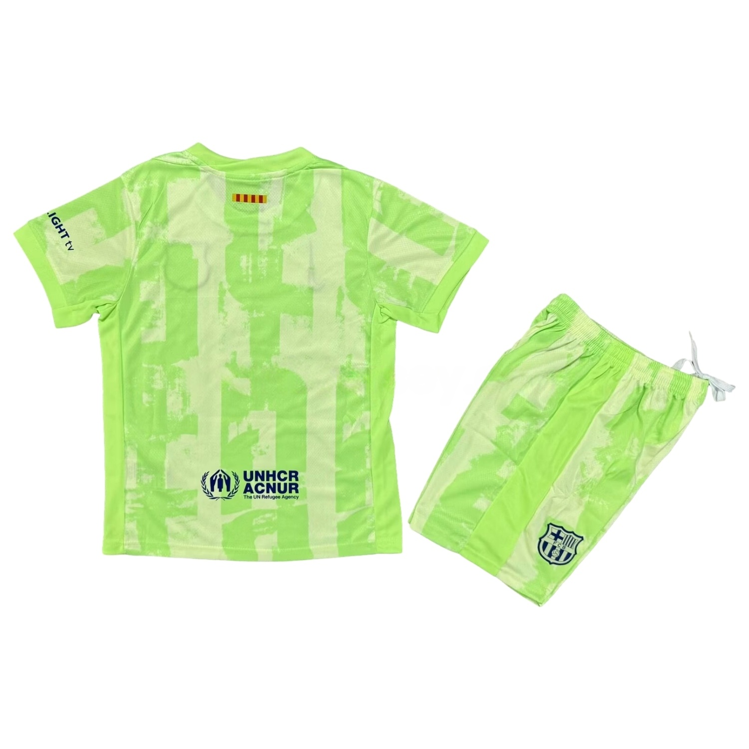 Barcelona 24-25 Third Kids Kit with New Sponsor - UnitedFutballJersey